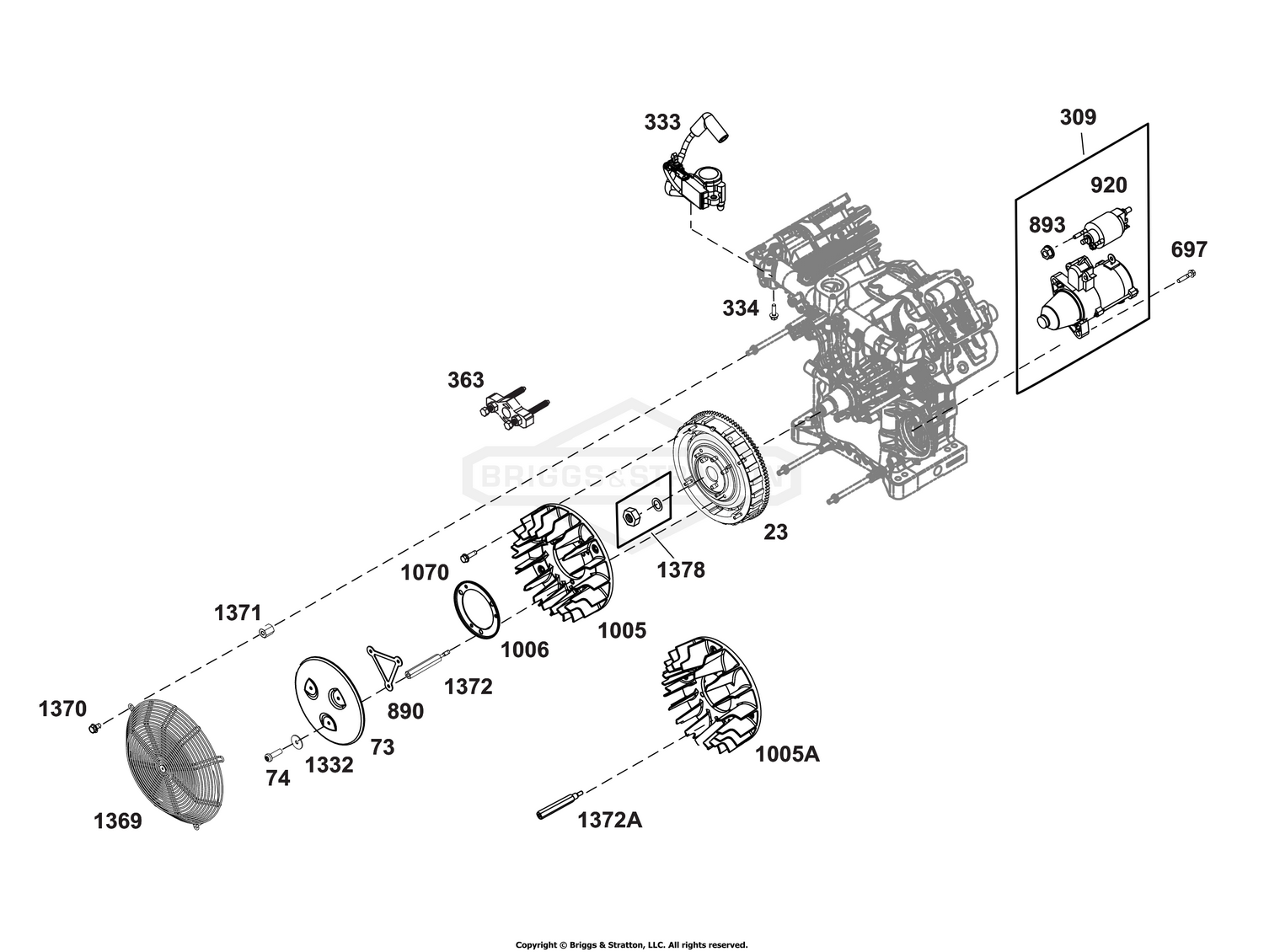 Flywheel, Ignition, and Starter Group