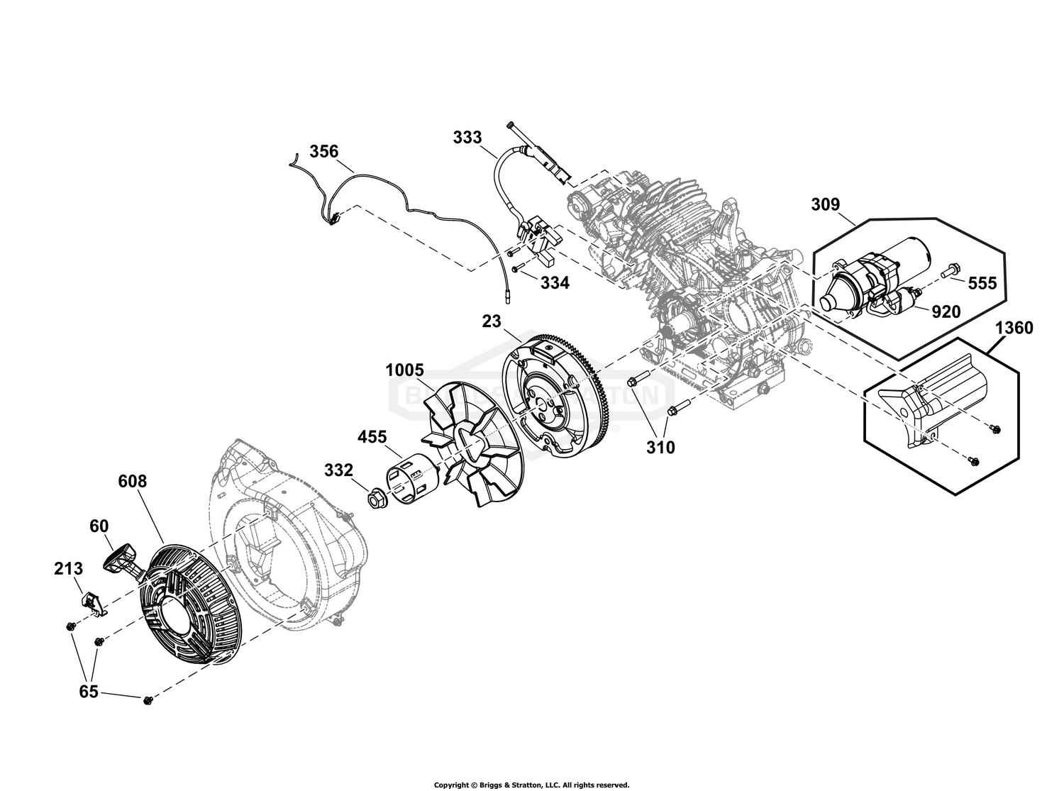 Flywheel, Ignition, and Starter Group