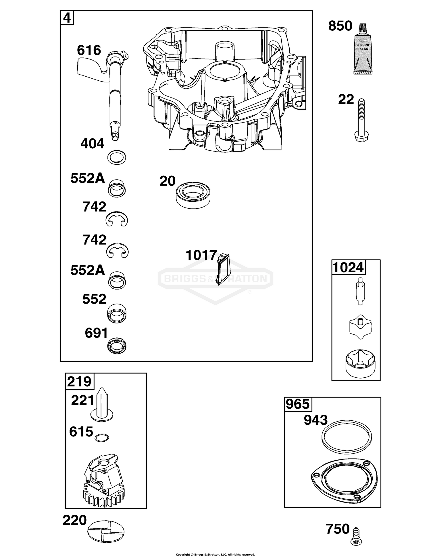 Crankcase Cover/Sump Group