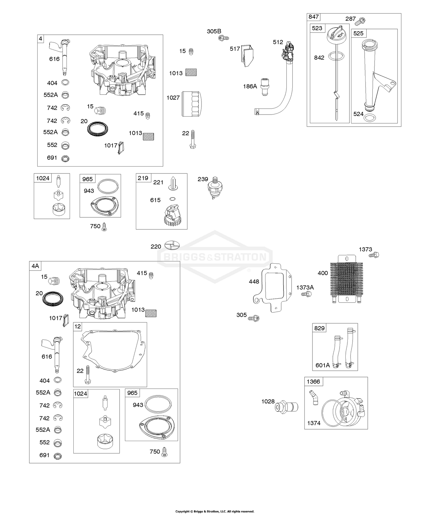 Engine Sump, Lubrication, Oil Cooler