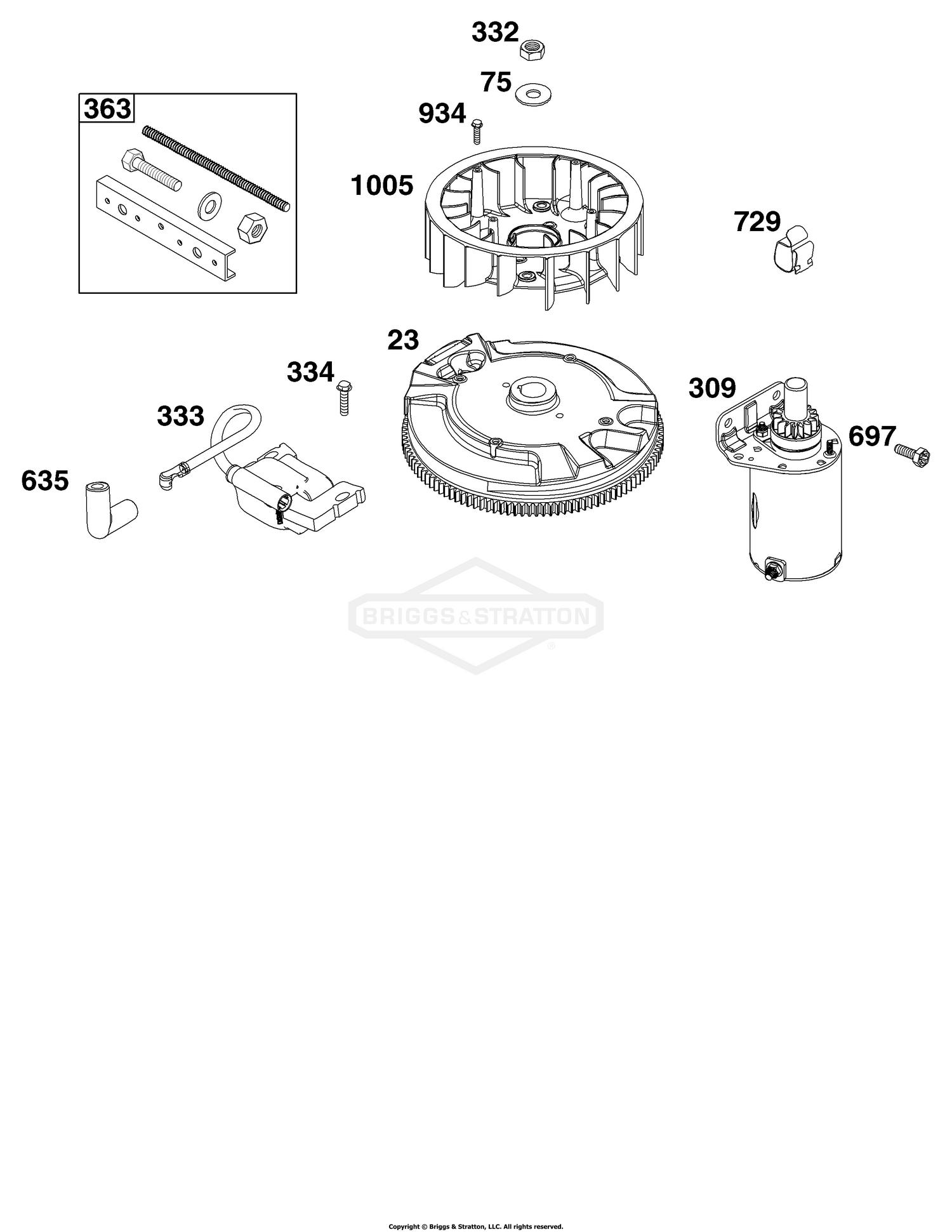 Flywheel, Ignition, and Starter Group