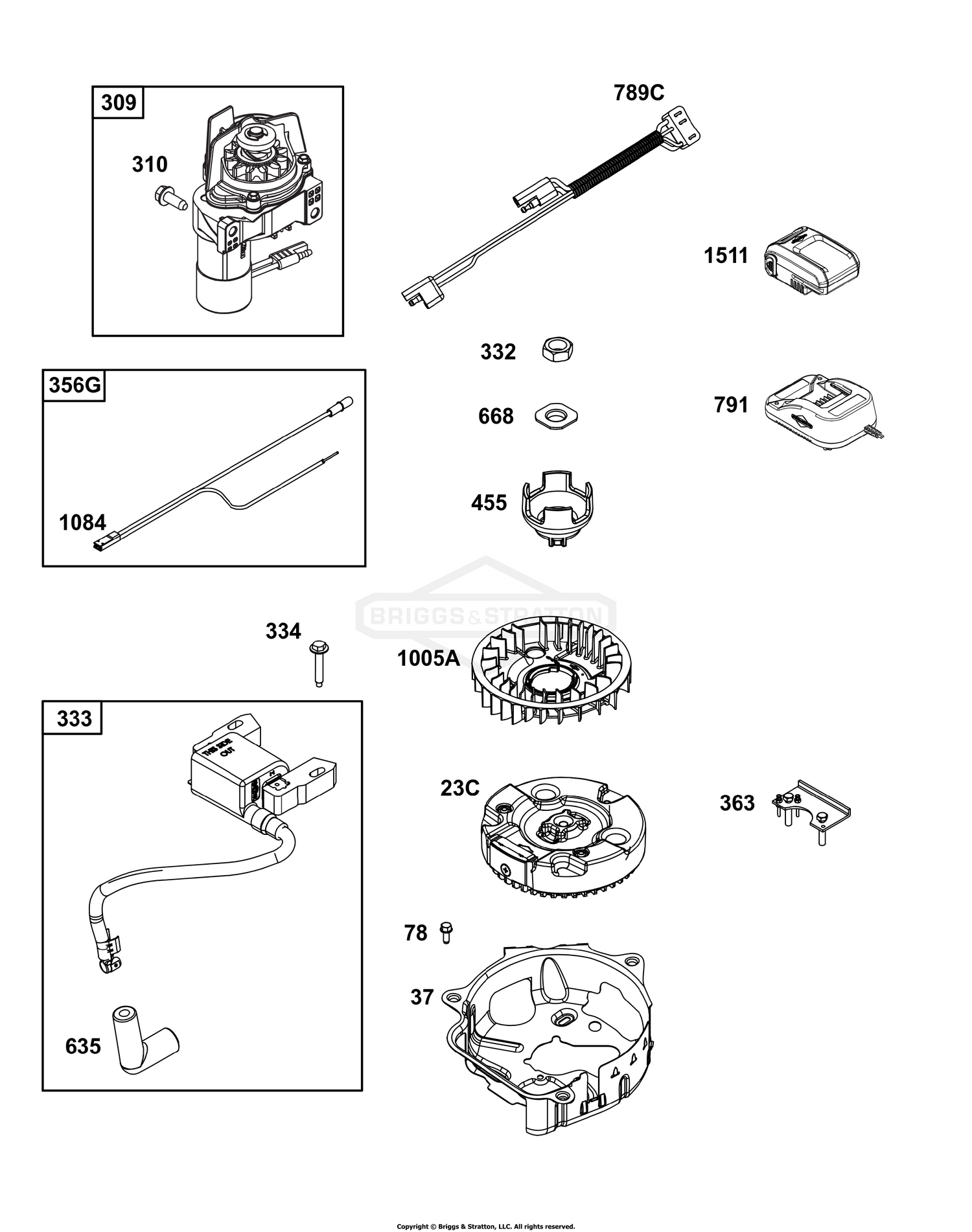 Flywheel, Ignition, and Starter Group