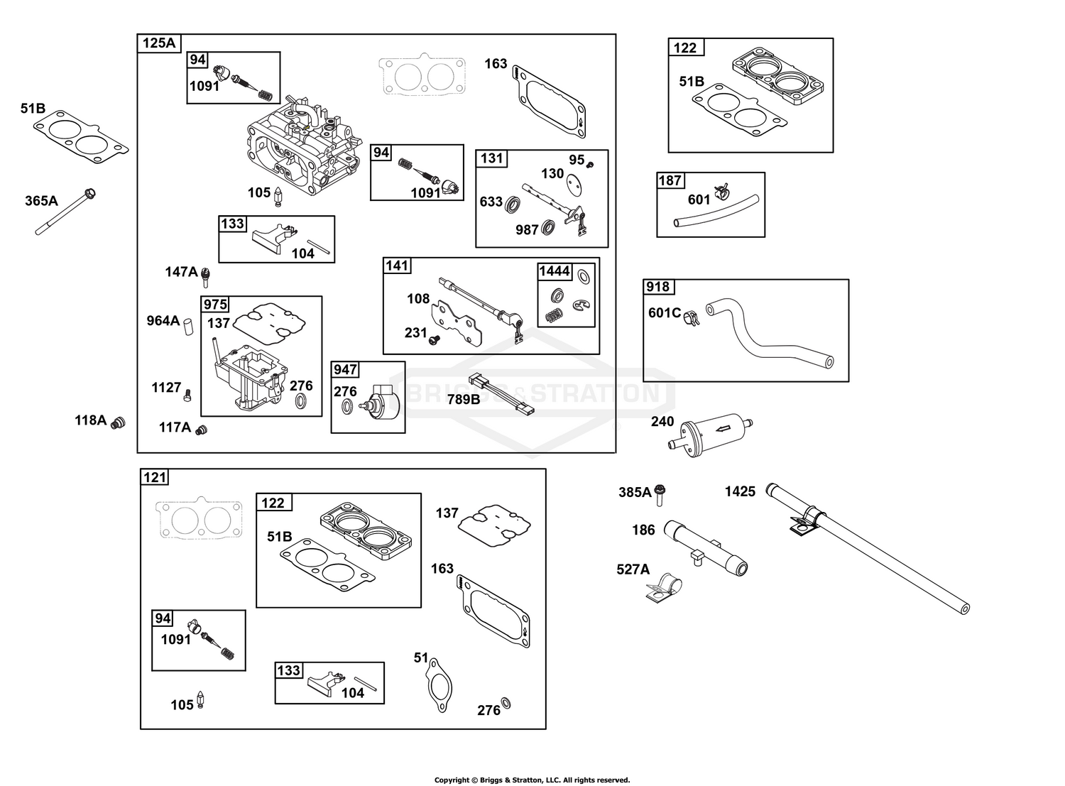 Carburetor and Fuel Supply Group
