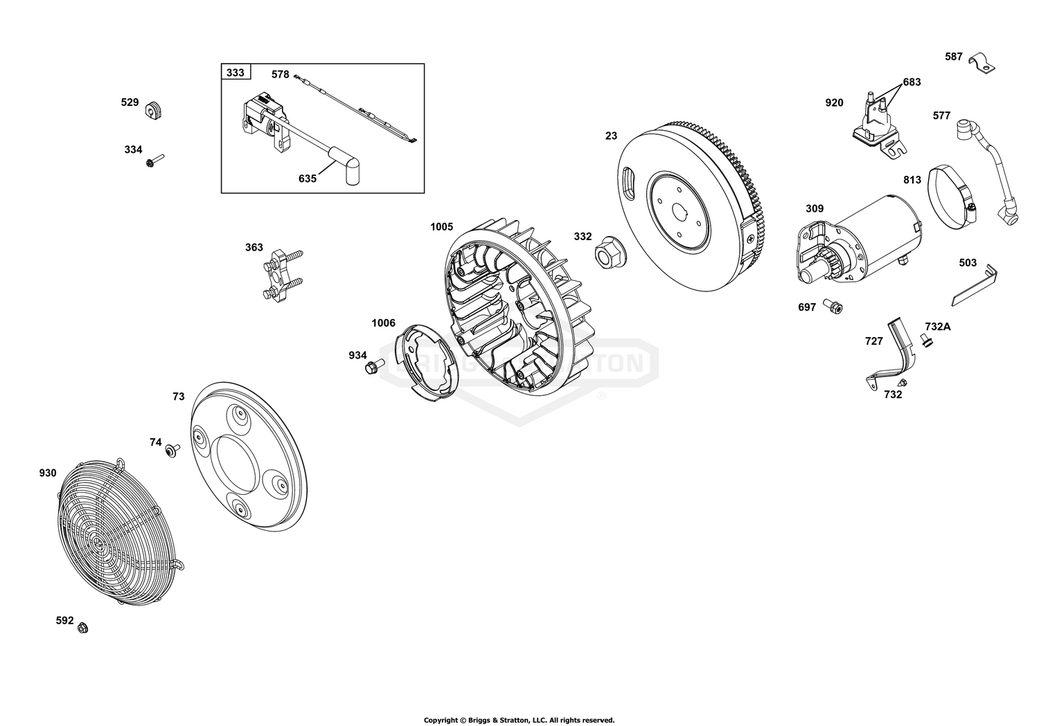 Flywheel, Ignition, and Starter Group