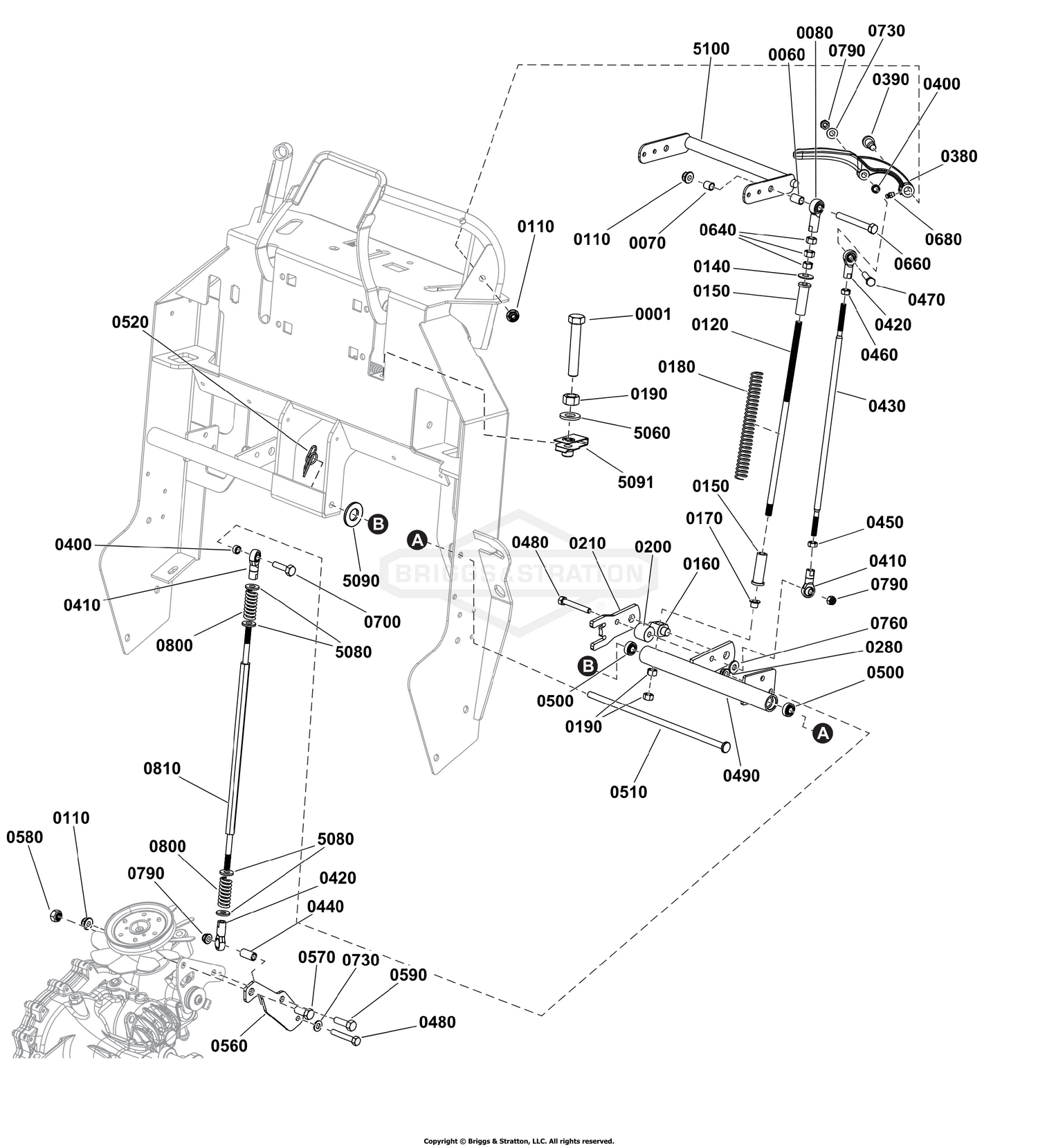 Motion Control Group - Steering Levers S/N: 4001694245 and above