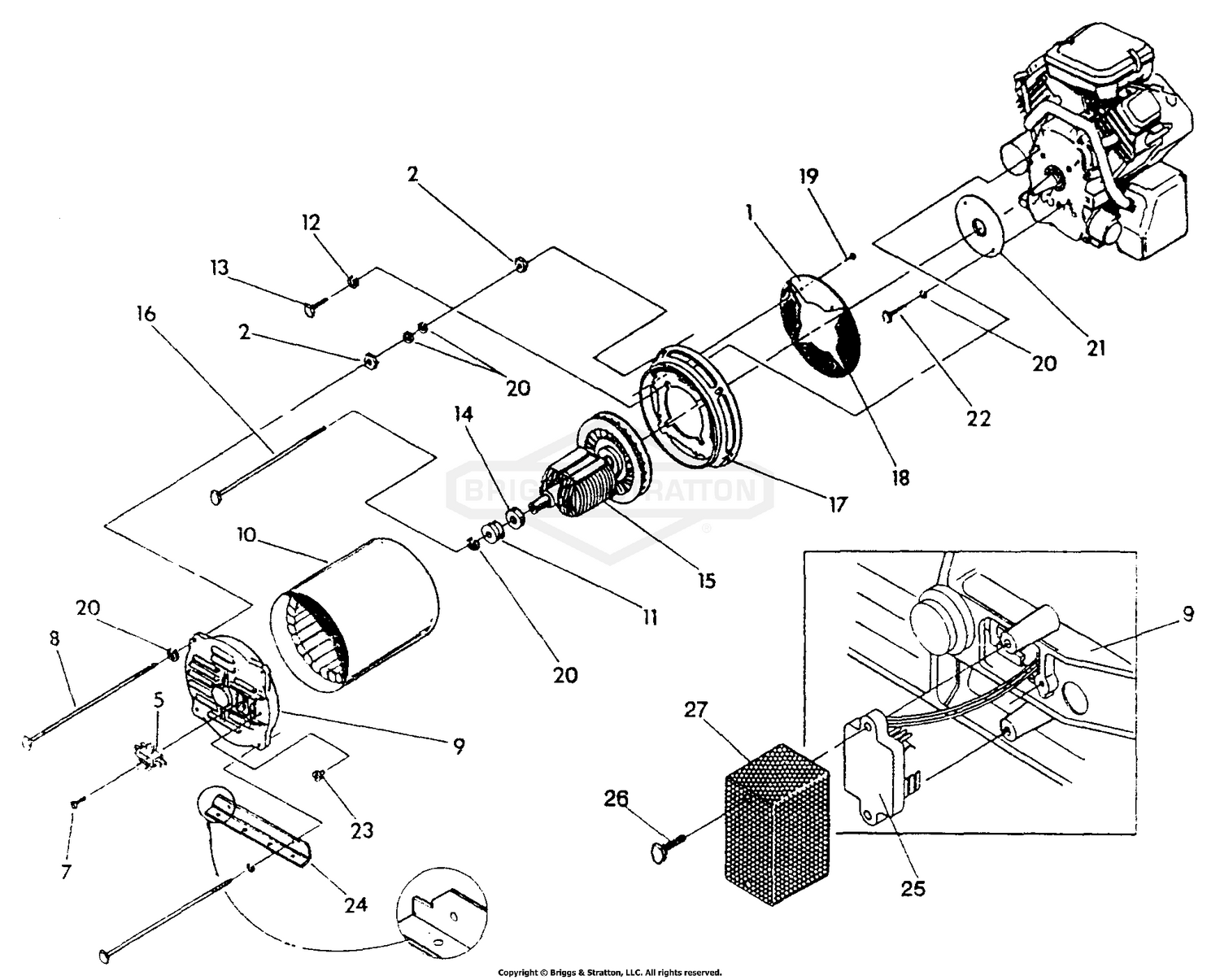 Generator Drawing No. 92389