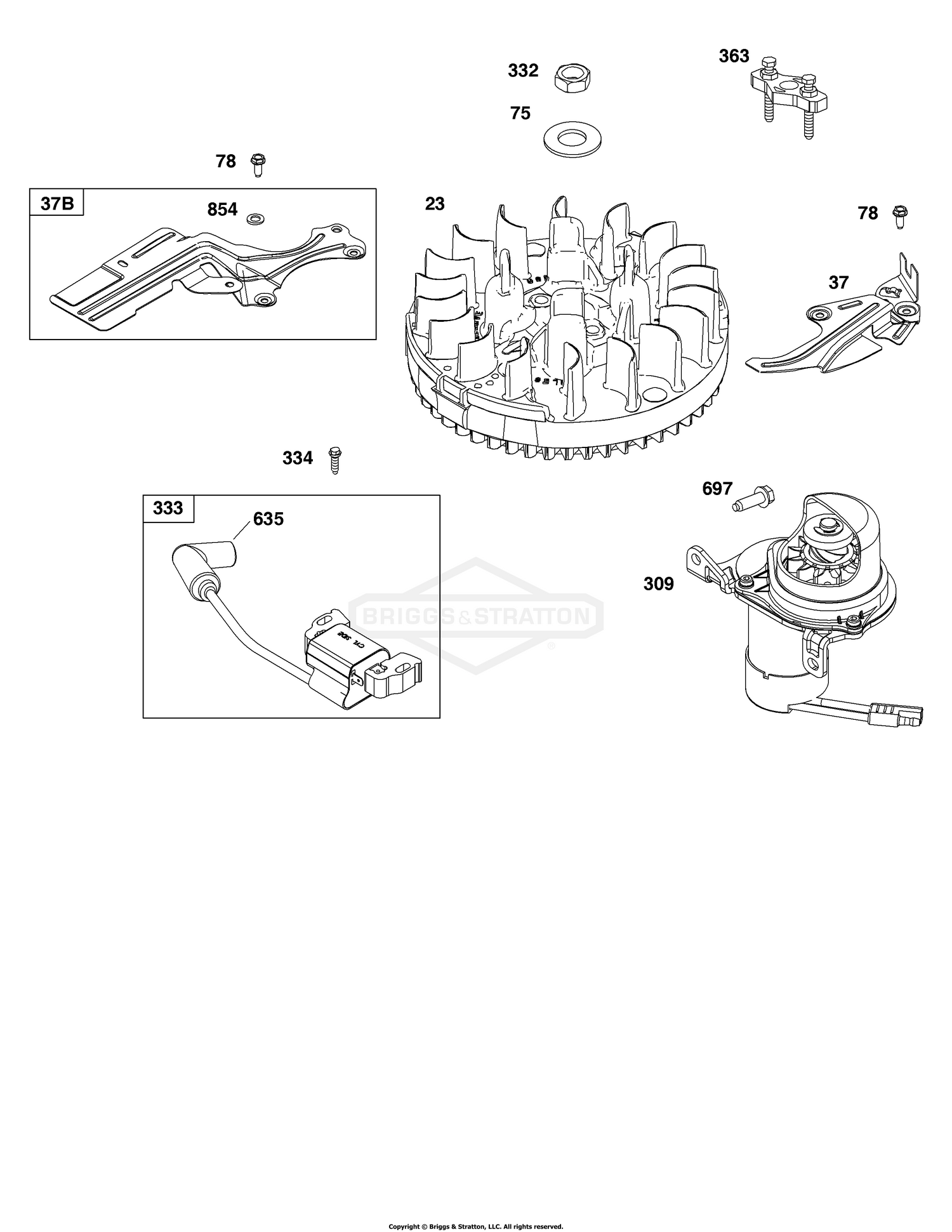 Flywheel, Ignition, and Starter Group