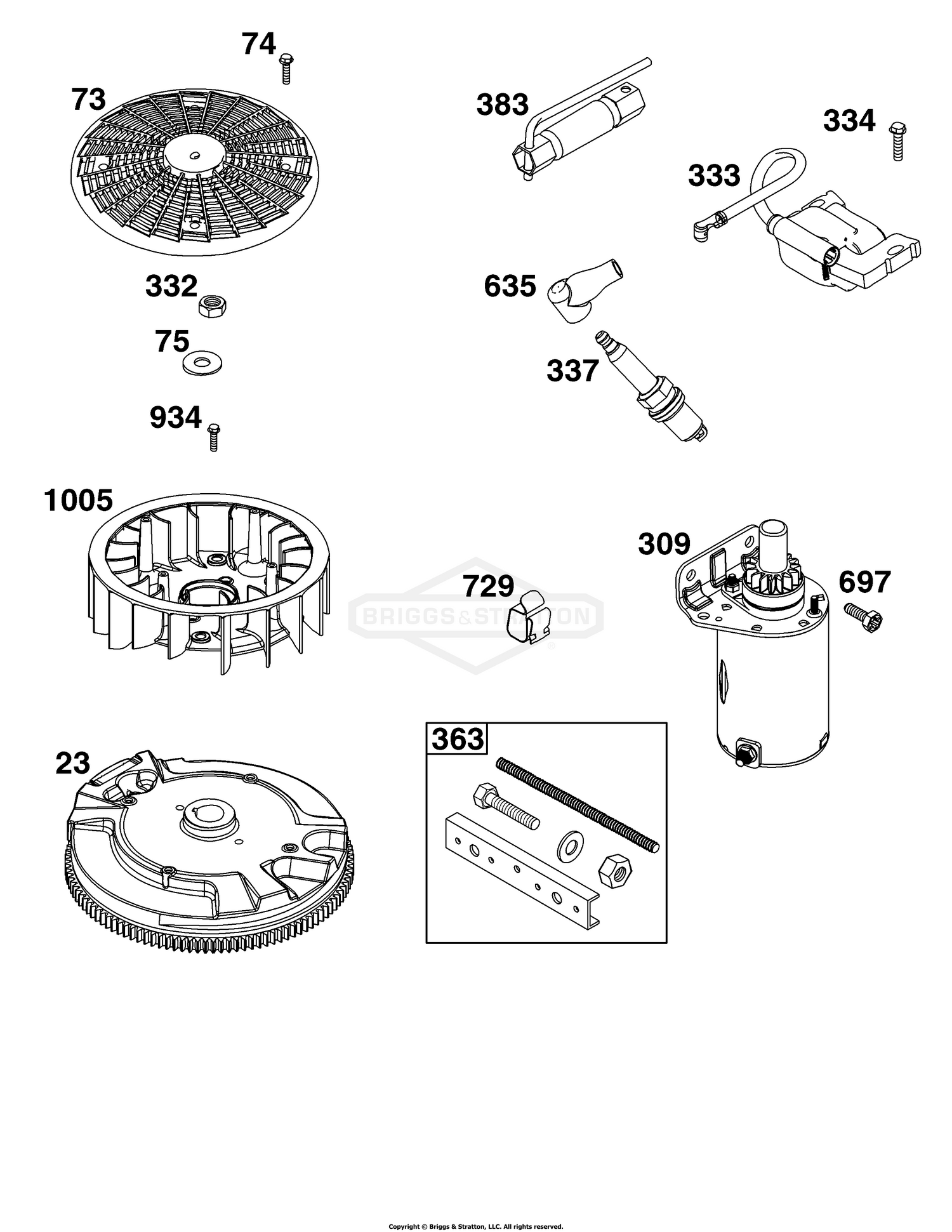 Flywheel, Ignition, and Starter Group