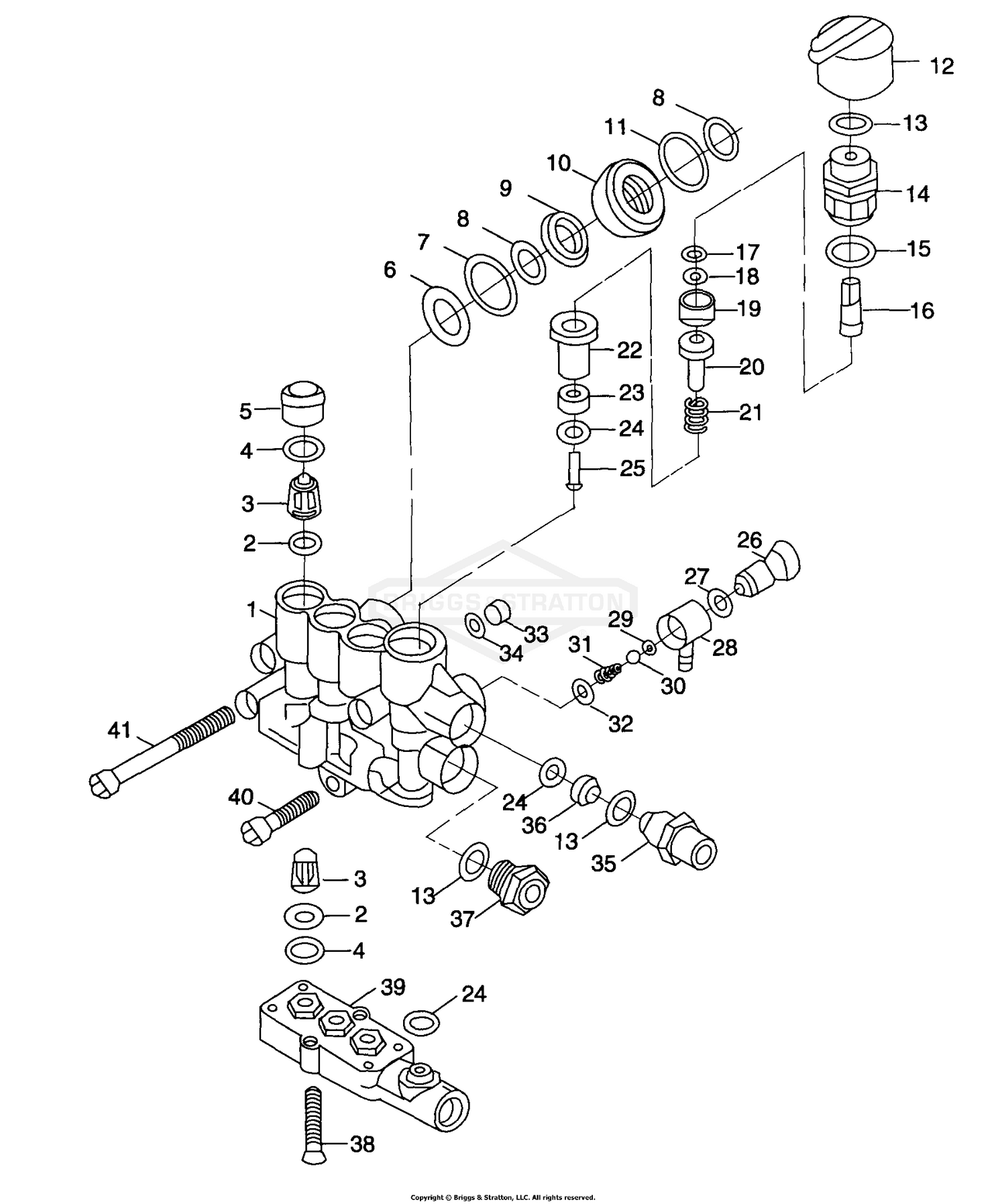 Pump #B3699 Unloader And Service Kits