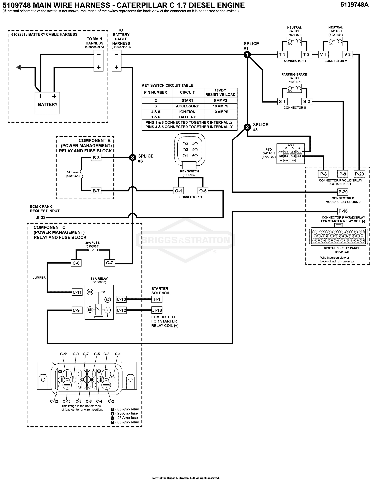 Electrical Schematic - Cranking Circuit