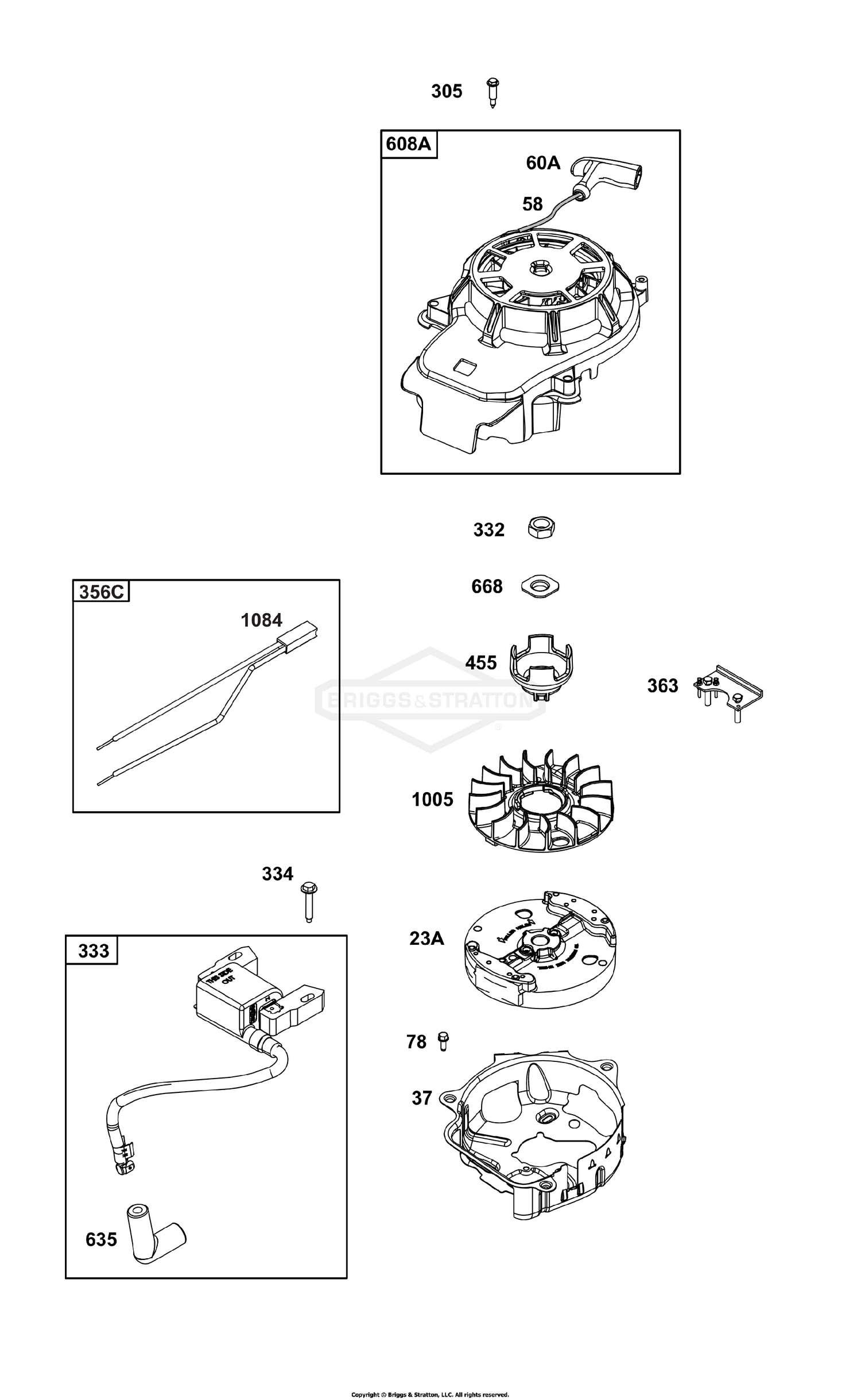 Flywheel, Ignition, and Starter Group