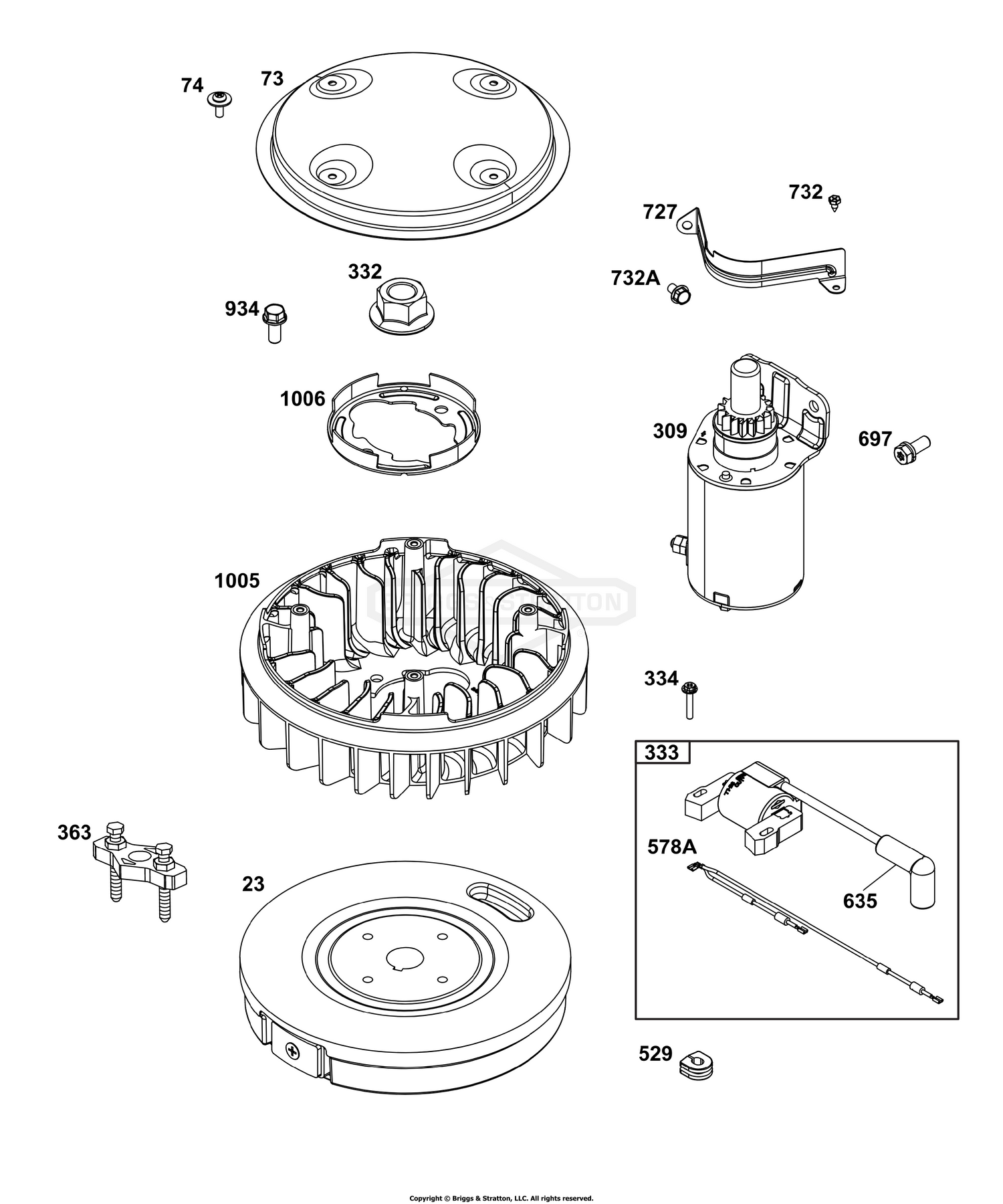 Flywheel, Ignition, and Starter Group
