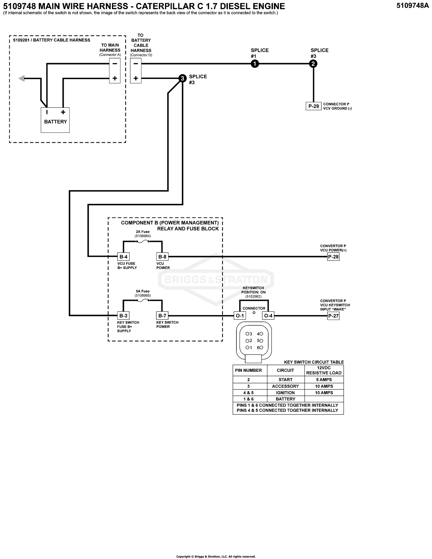 Electrical Schematic - Power to Digital Display Circuit