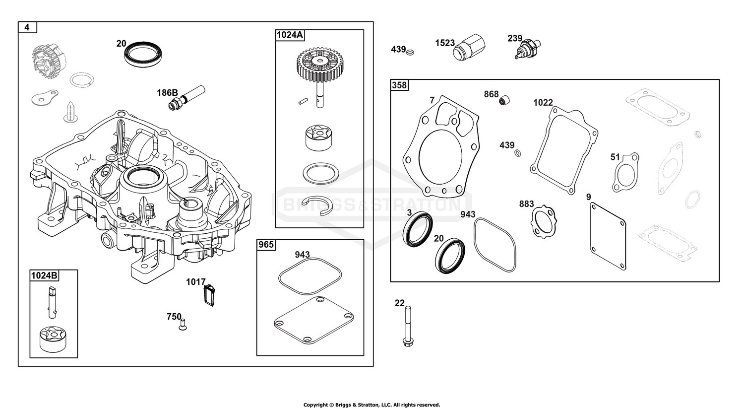 Crankcase Cover/Sump and Lubrication Group