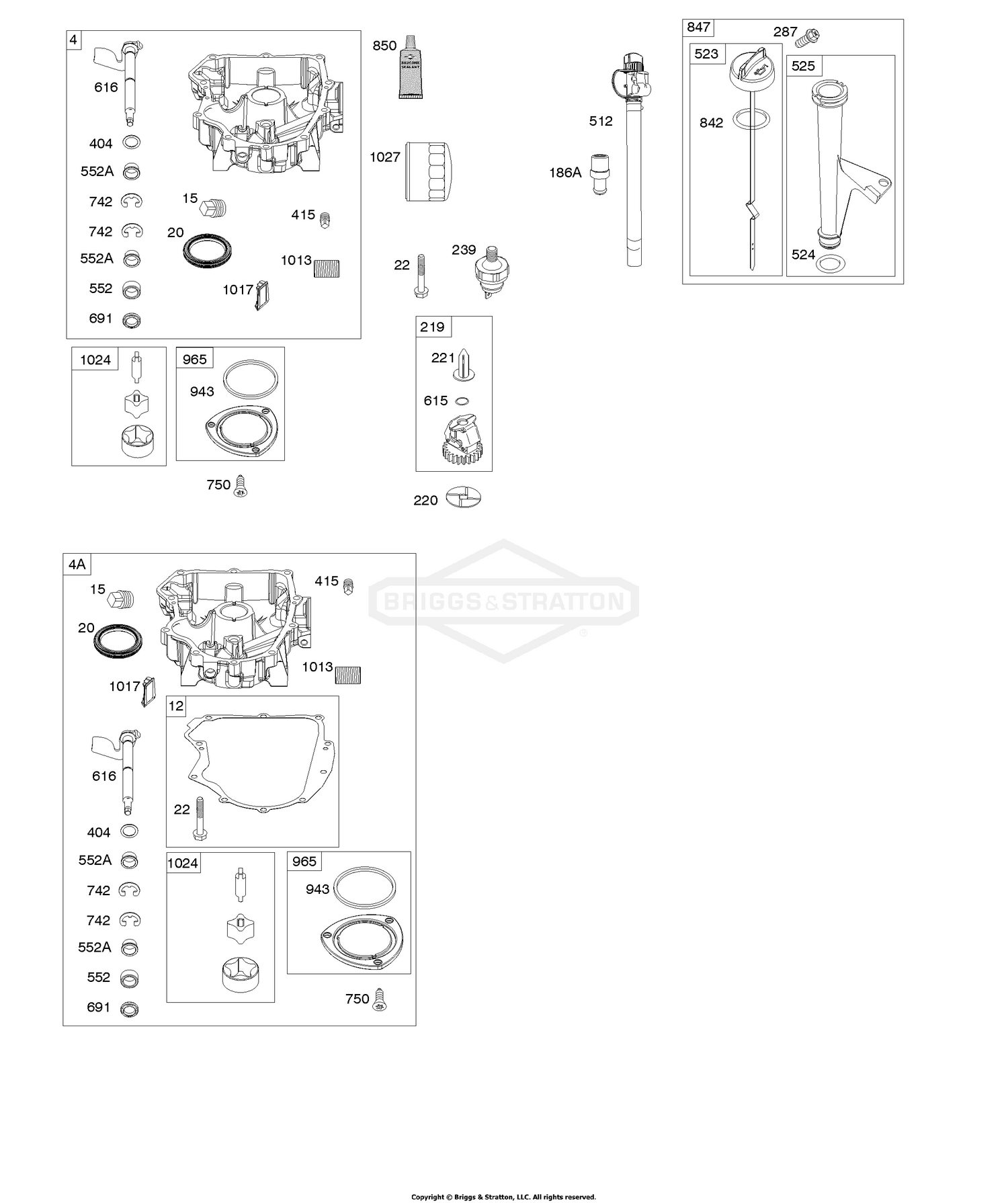 Engine Sump, Oil Pump, Dipstick/Tube Assembly