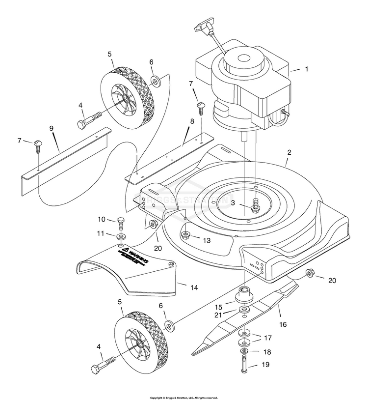 201010x51A Murray - Walk-Behind Mower (2007) - PartsWarehouse