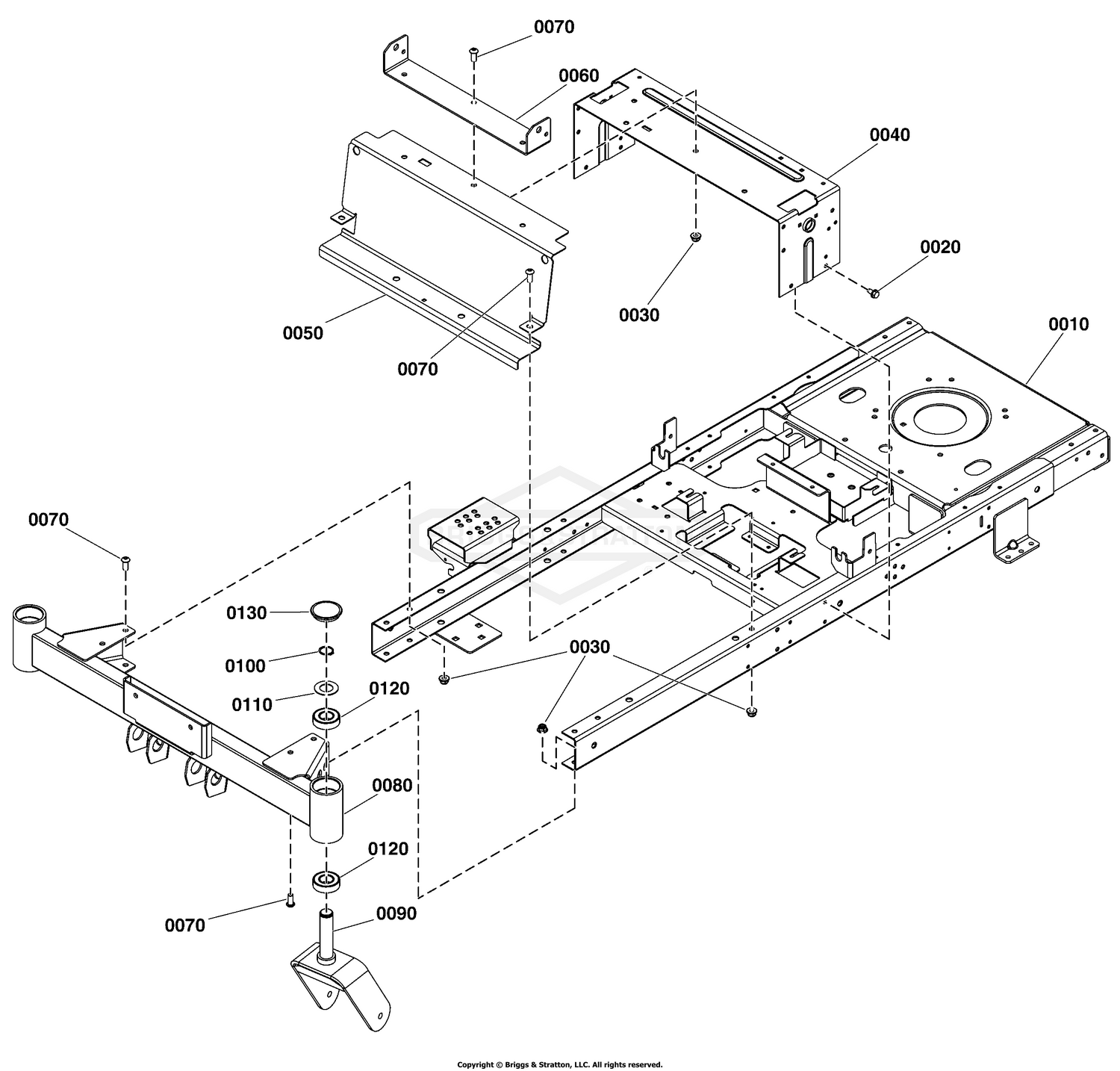Main Frame & Front Casters Group