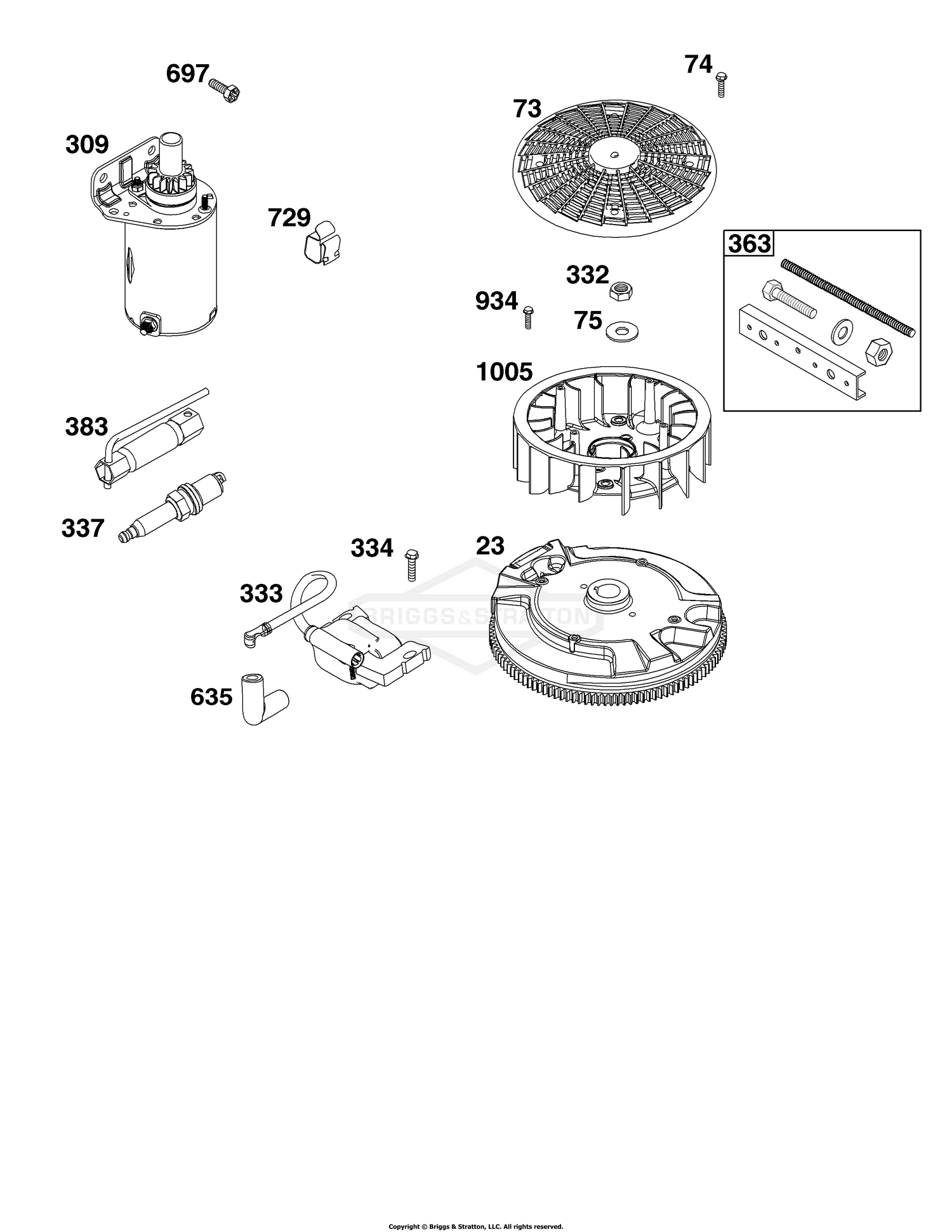 Flywheel, Ignition, and Starter Group