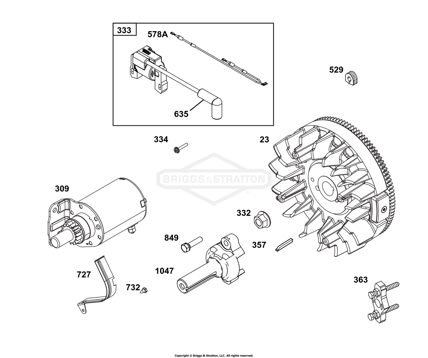 Flywheel, Ignition, and Starter Group