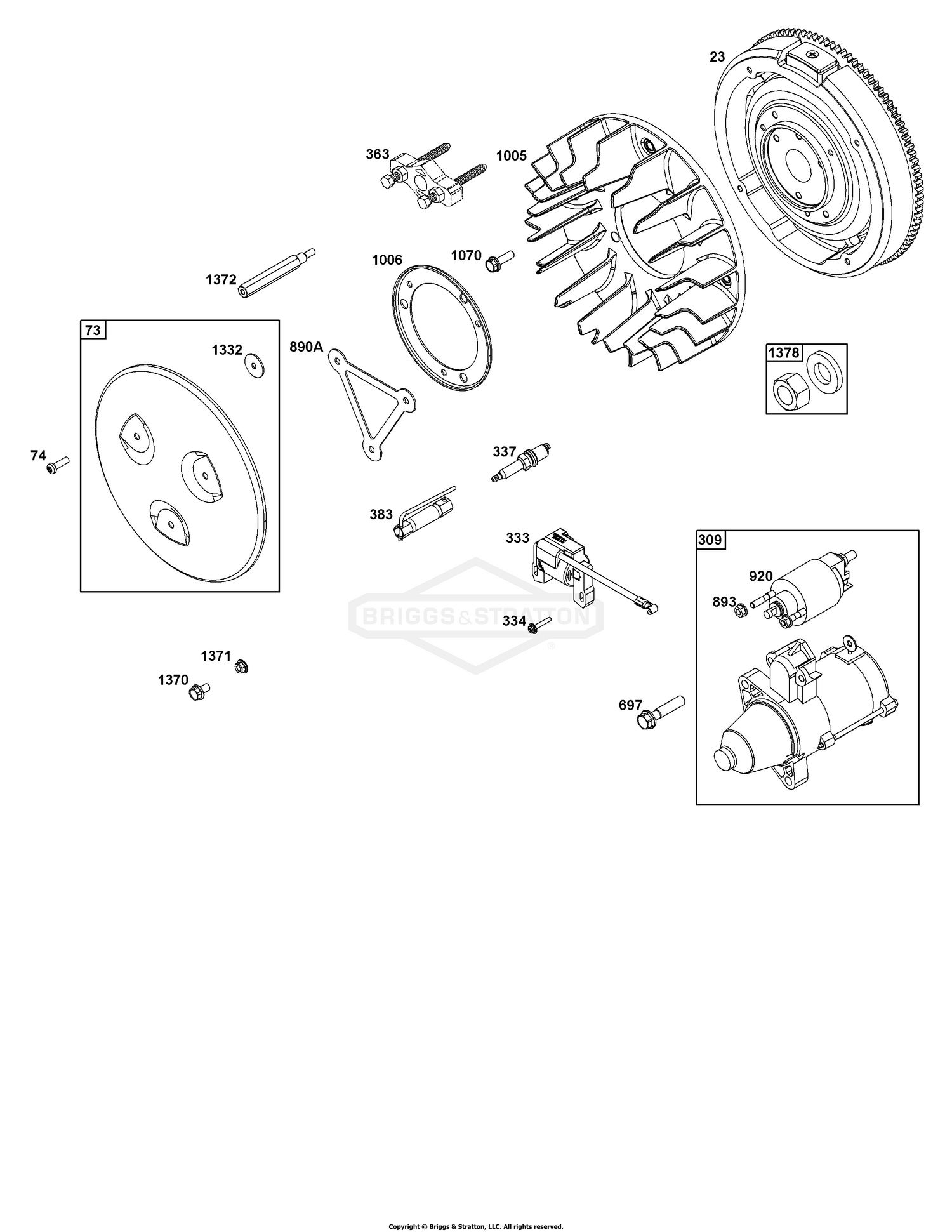 Flywheel, Ignition, and Starter Group
