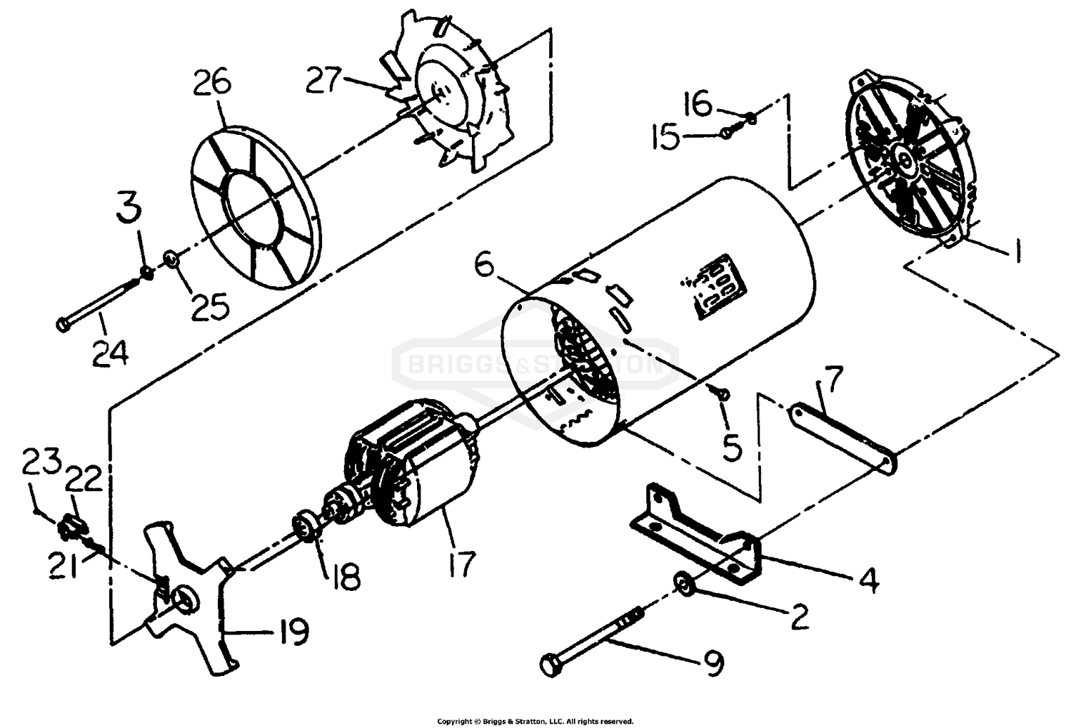 Generator - Repair Parts - No. 68871-E (R4000)