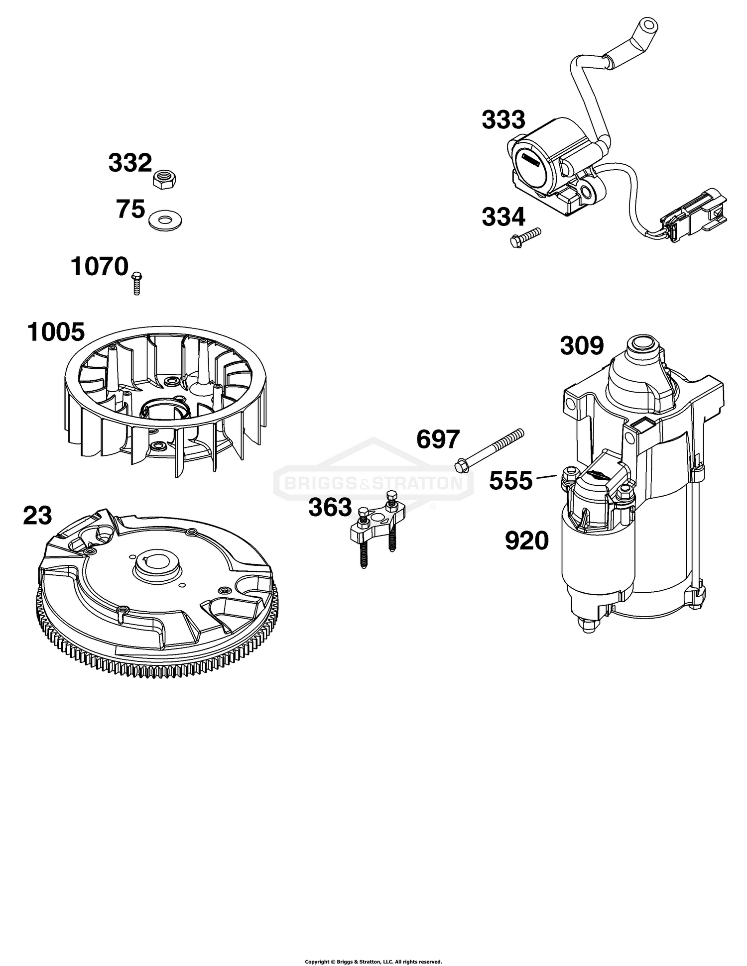 Flywheel, Ignition, and Starter Group