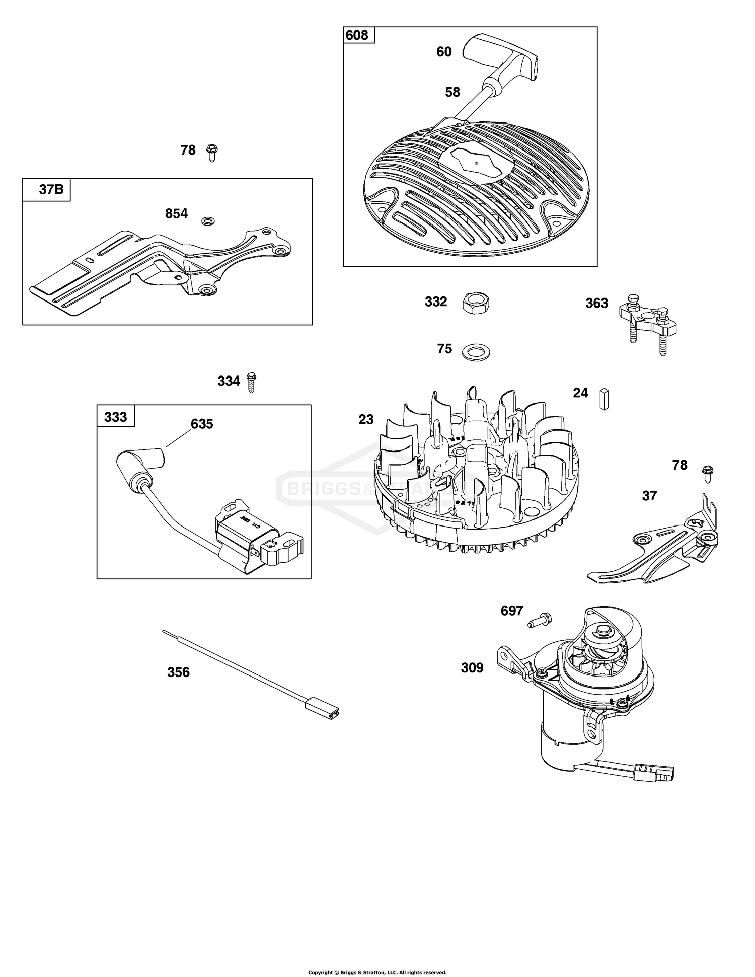 Flywheel, Ignition,and Starter Group