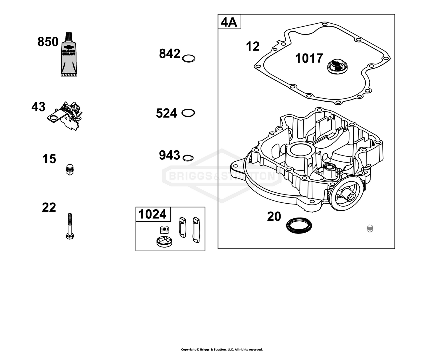 Crankcase Cover/Sump Group