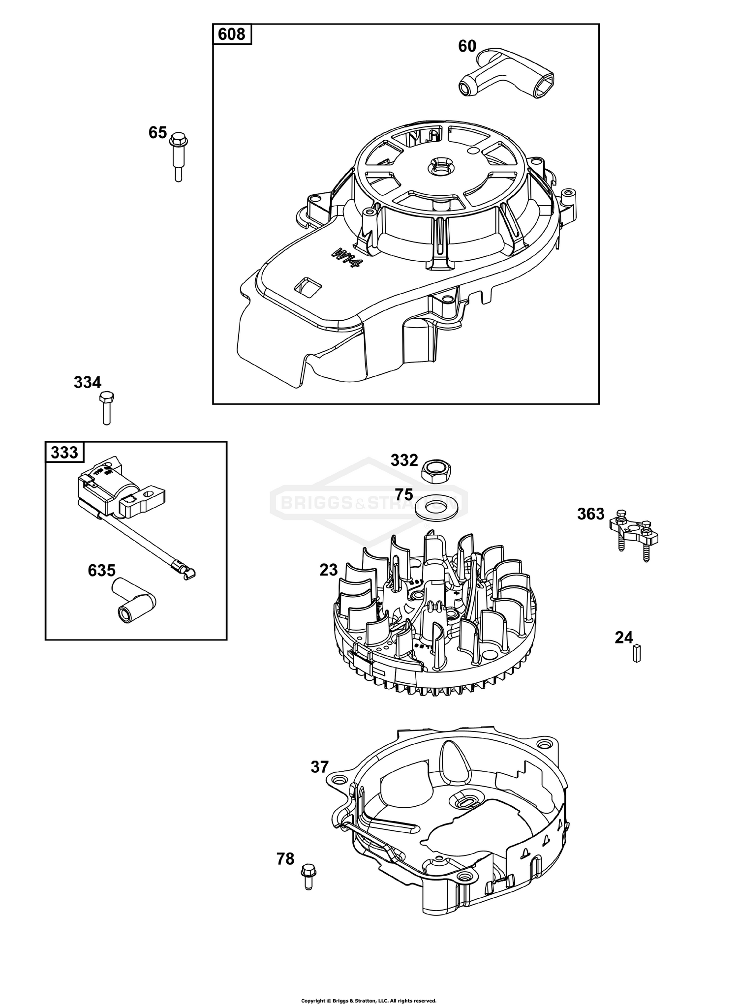 Flywheel, Ignition, and Starter Group