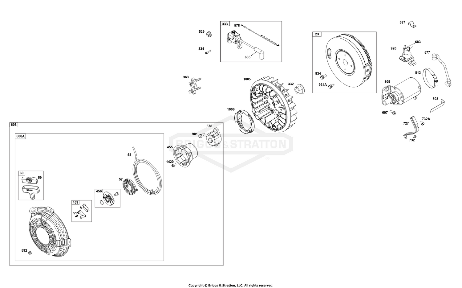 Flywheel, Ignition, and Starter Group