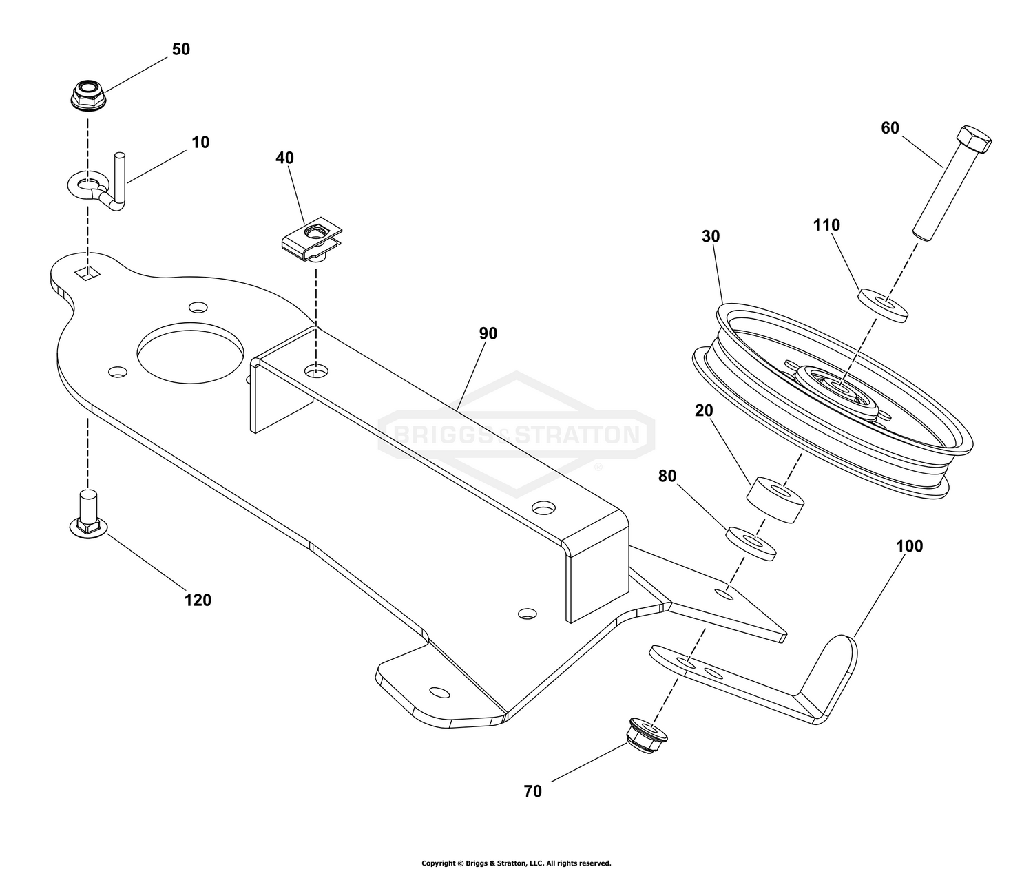 Blower Group - Pulley Plate
