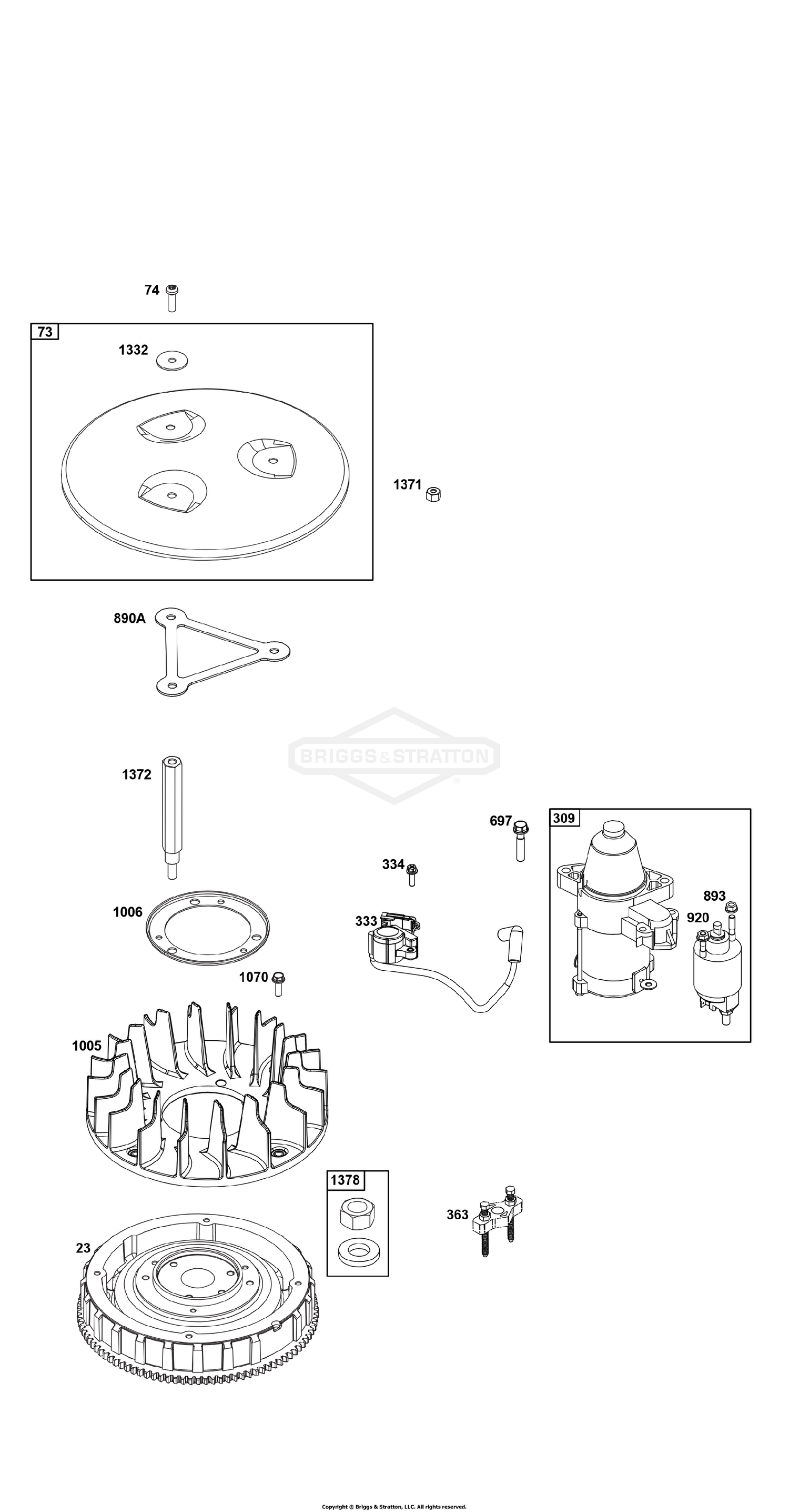 Flywheel, Ignition, and Starter Group