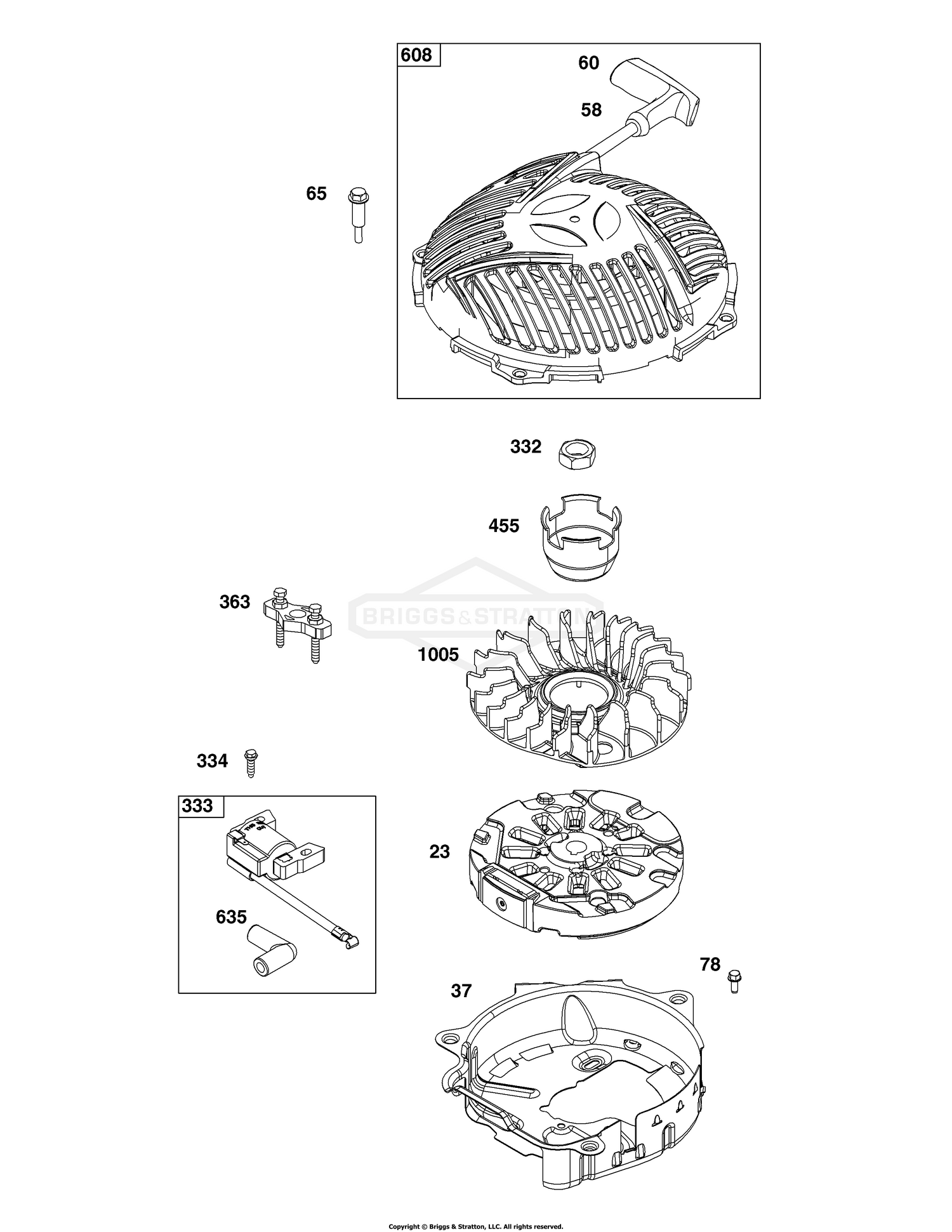 Flywheel, Ignition, and Starter Group