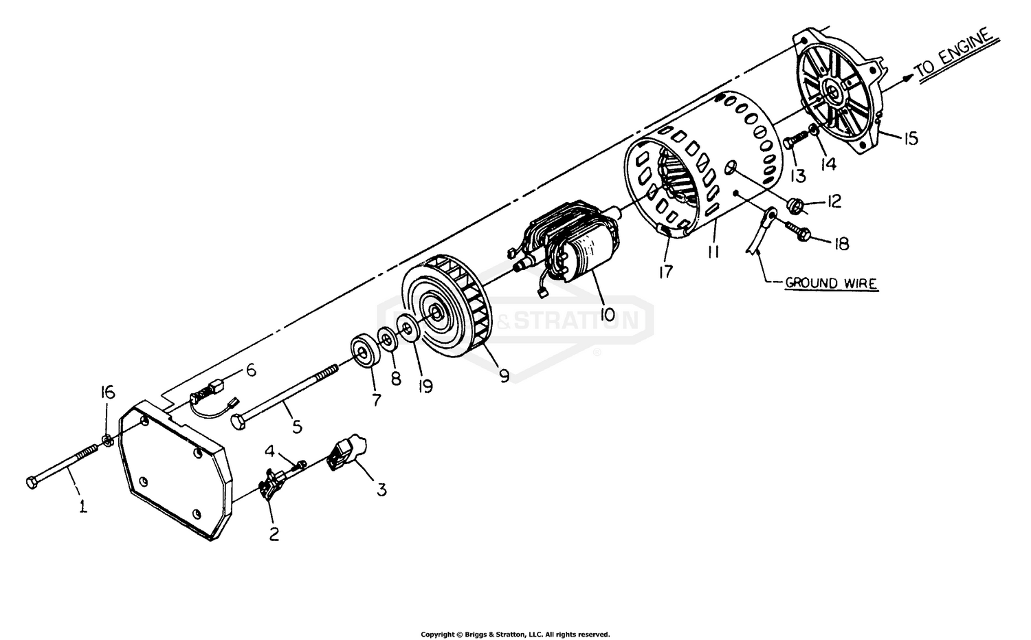 AC Generator DPG-1350 No. 61797