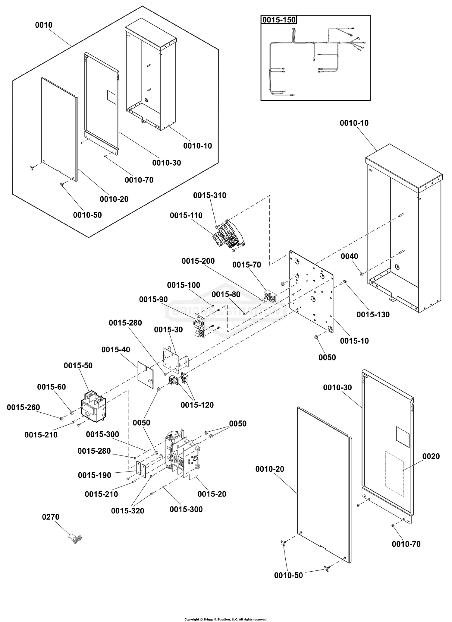 Transfer Switch - Hingeless Enclosure