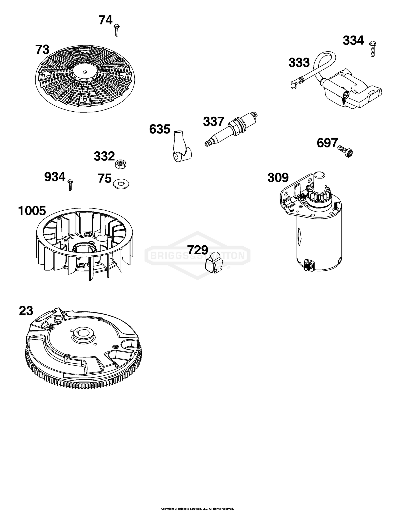 Flywheel, Ignition, and Starter Group