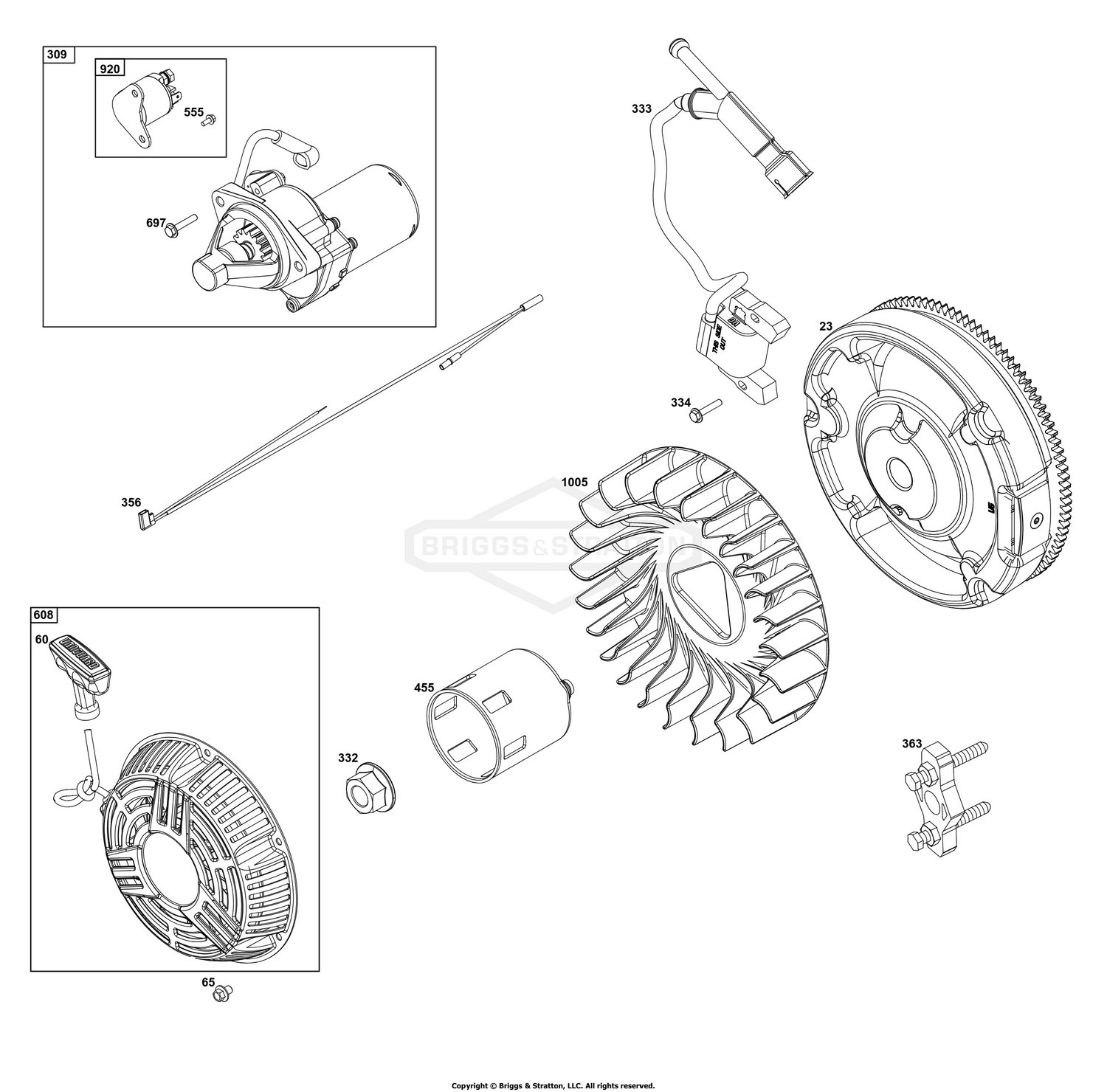 Flywheel, Ignition, and Starter Group