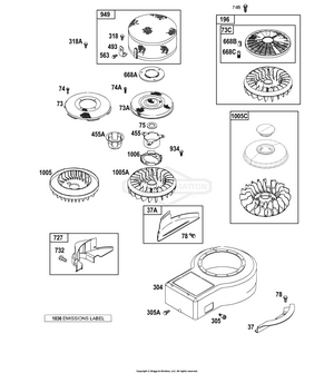 Briggs And Stratton 289707-0113-01 Parts Manual | Briggs Parts