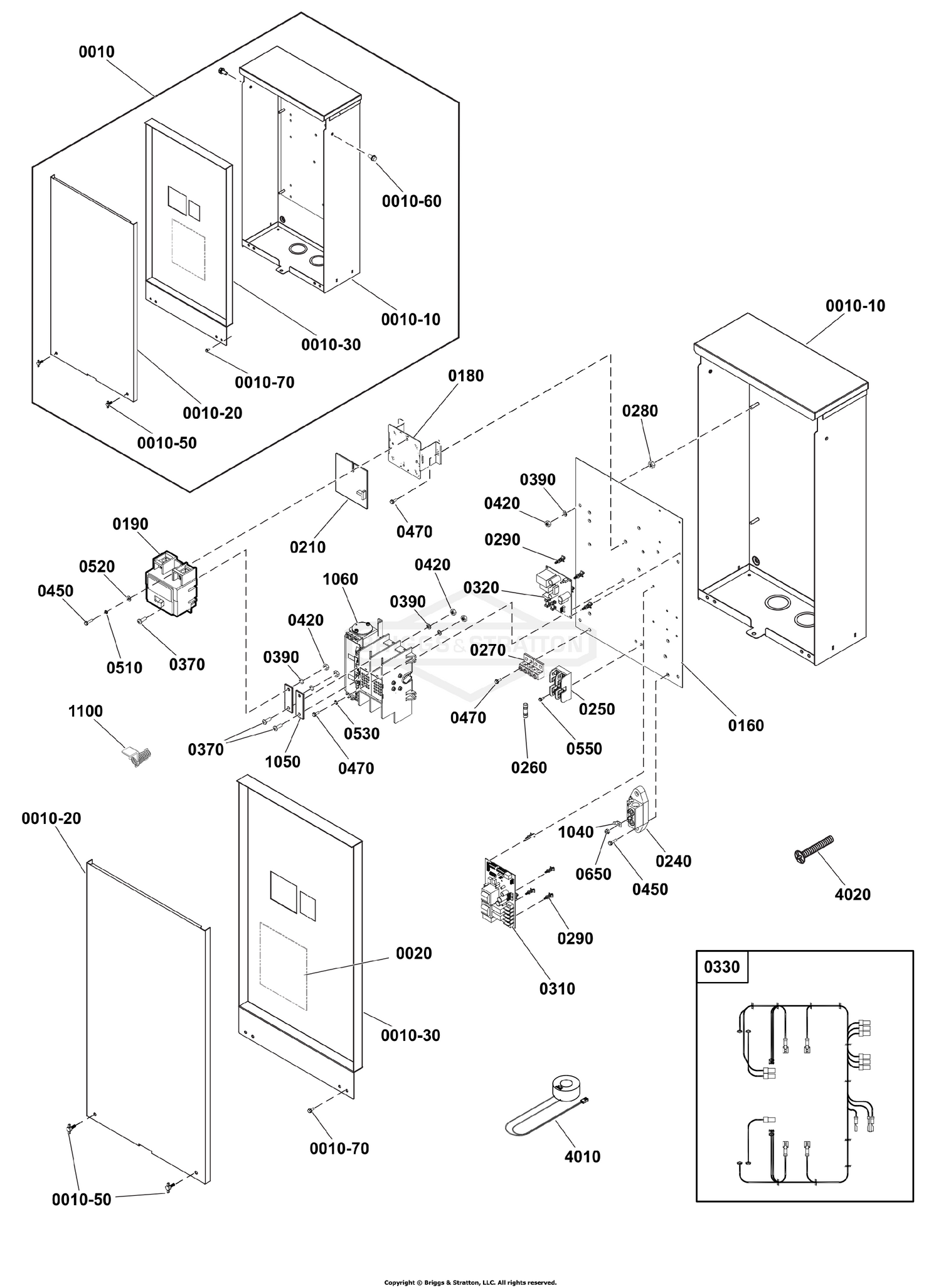 Transfer Switch - Hingeless Enclosure
