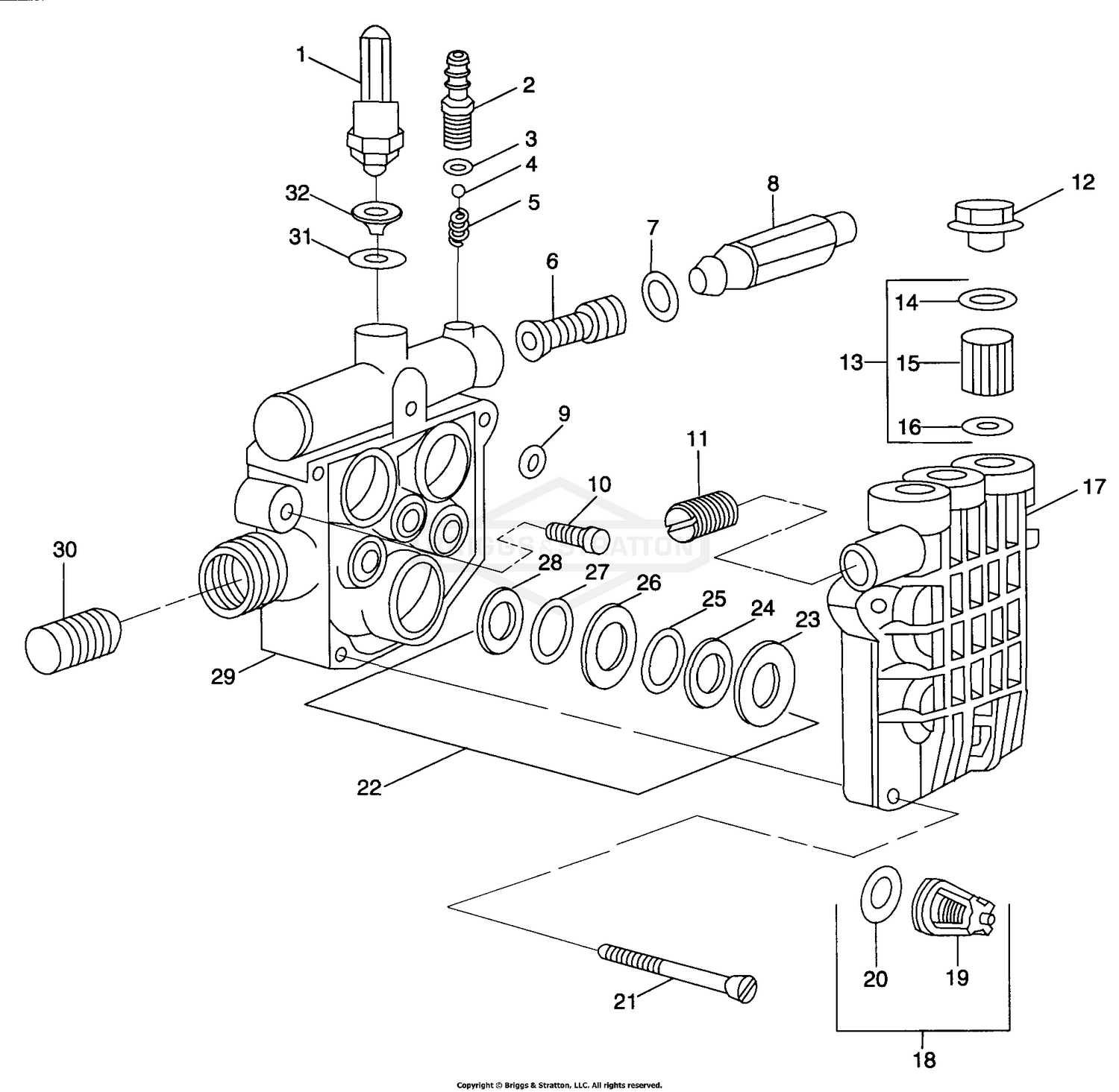 Pump #97745 Unloader And Service Kits