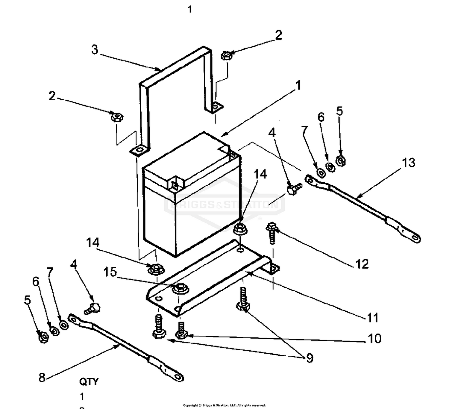 Battery & Tray
