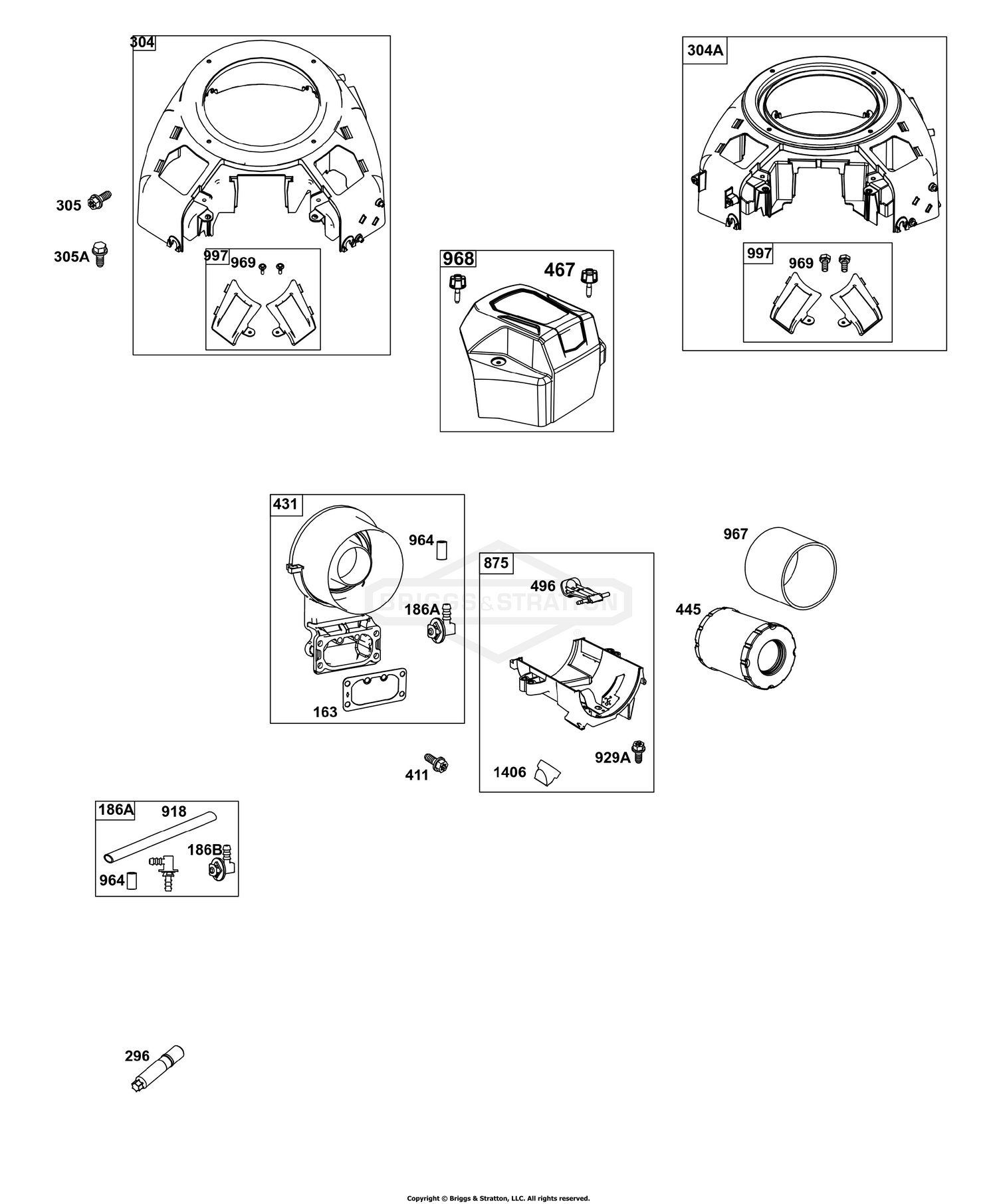 Blower Housing, Air Cleaner