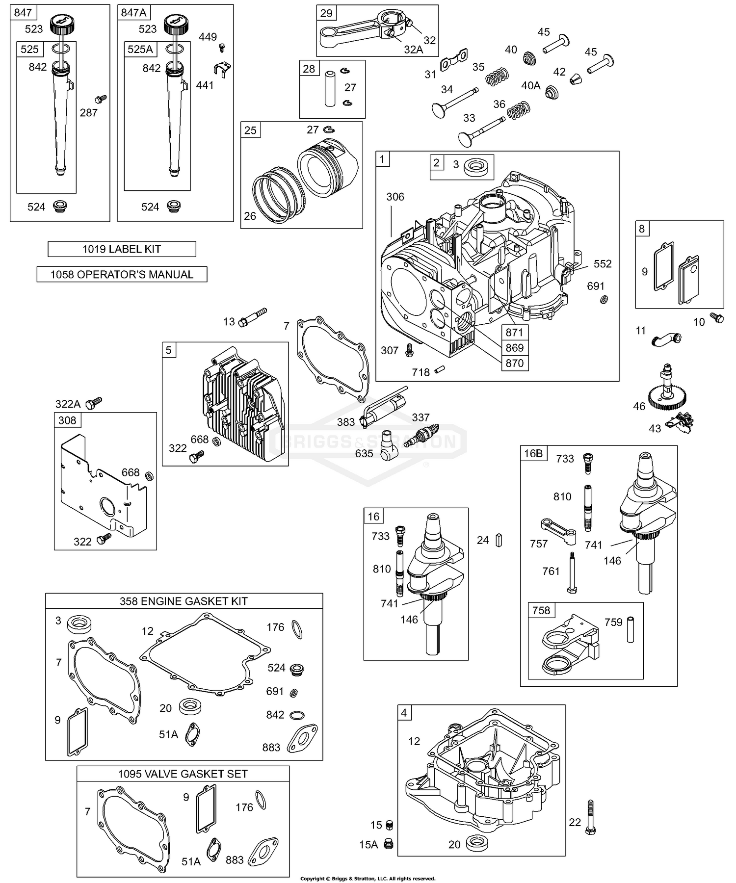 BS-231218 BRIGGS Guide Intake Valve 231218 Briggs & Stratton Engine Parts