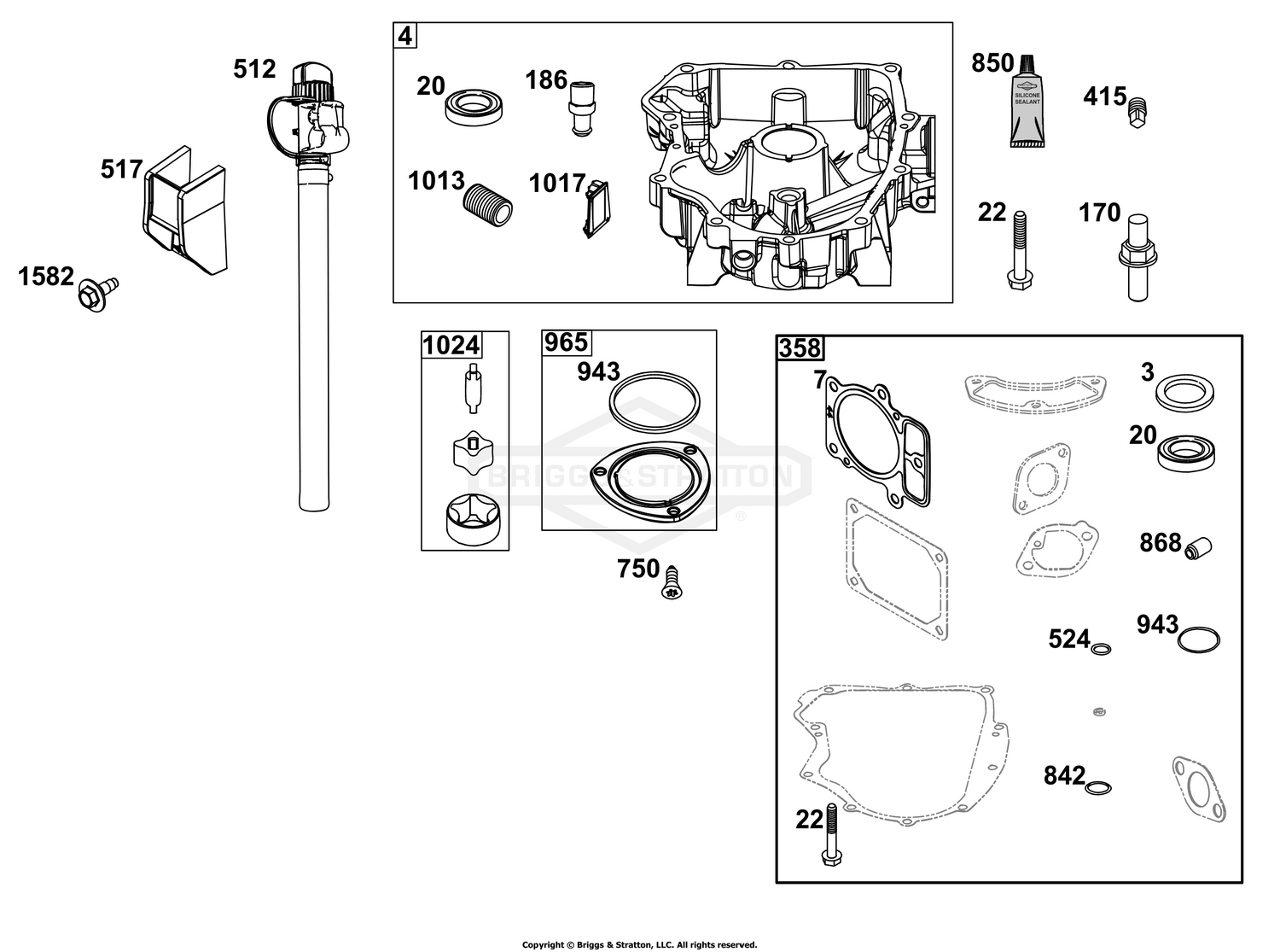 Crankcase Cover/Sump Group