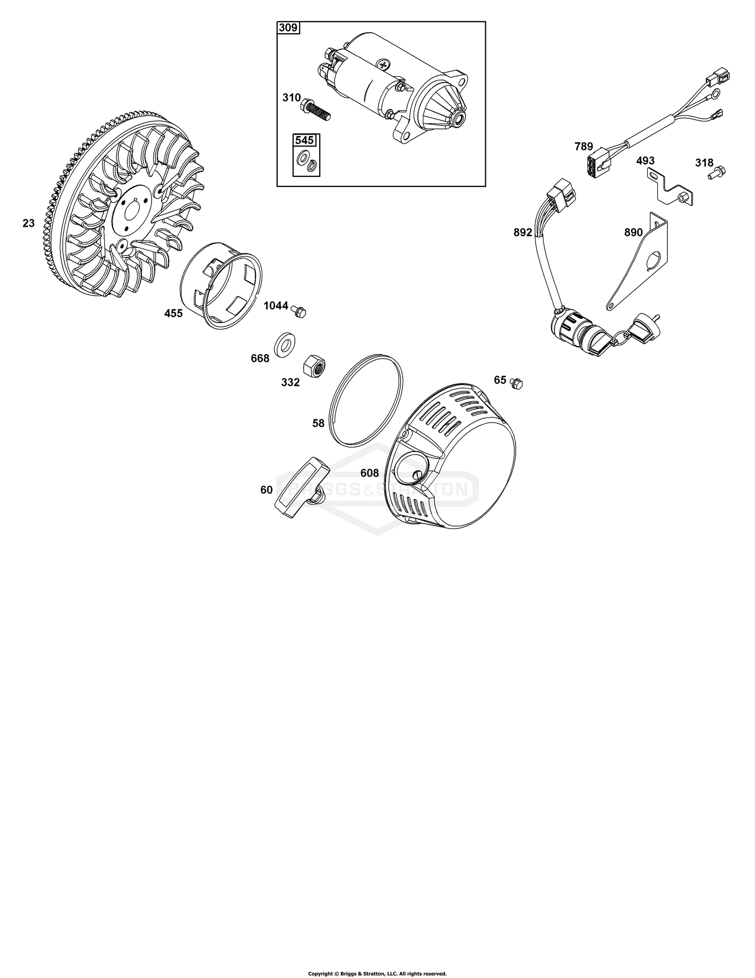 Flywheel, Ignition, and Starter Group