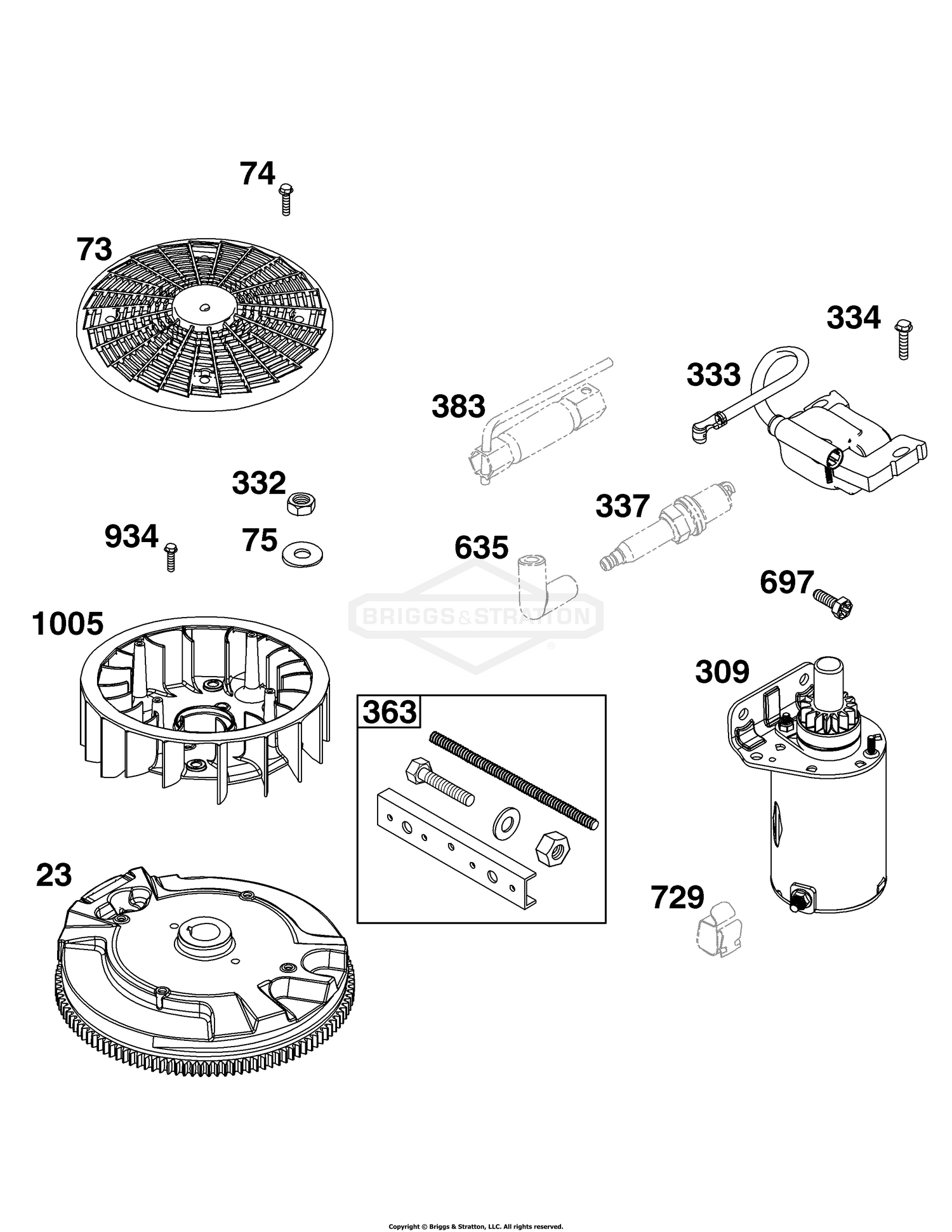 Flywheel, Ignition, and Starter Group