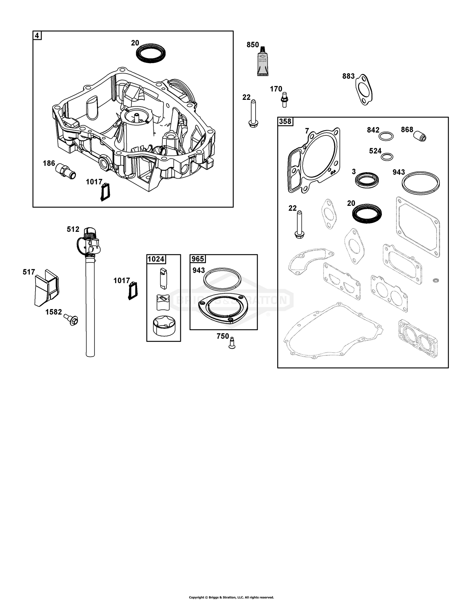 Crankcase Cover/Sump Group