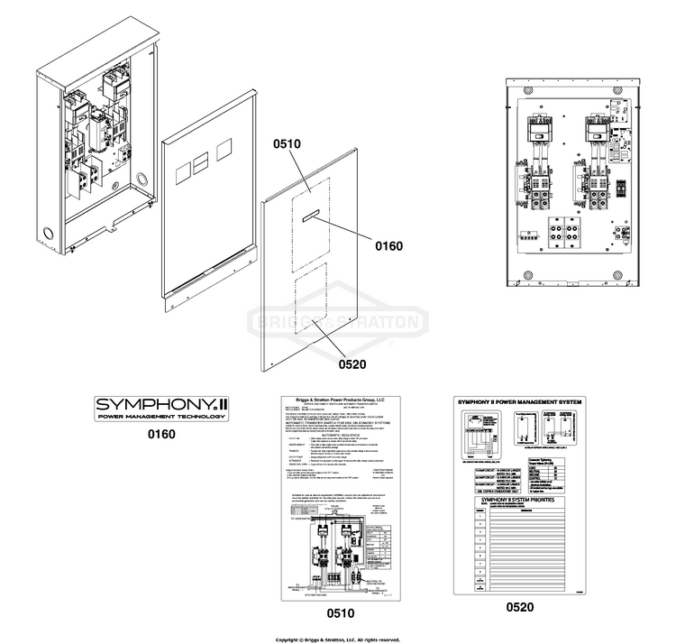071057-02 Briggs And Stratton Transfer System 200 Amp Automatic ...