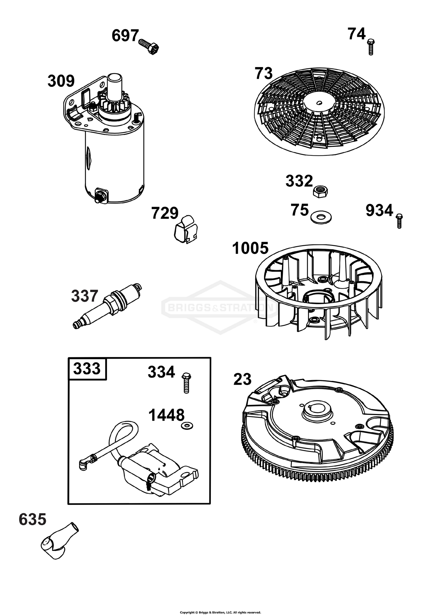 Flywheel, Ignition, and Starter Group