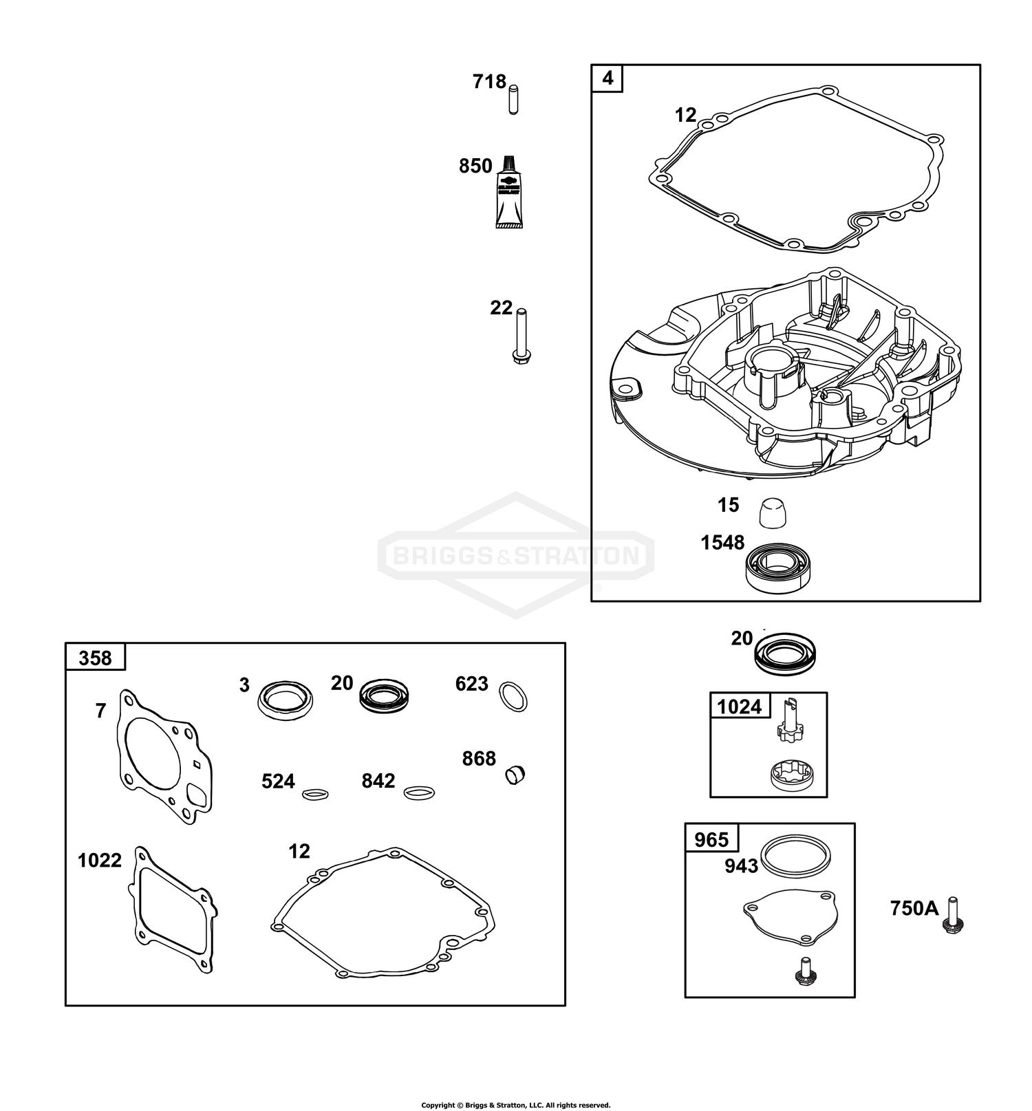 Crankcase Cover/Sump Group